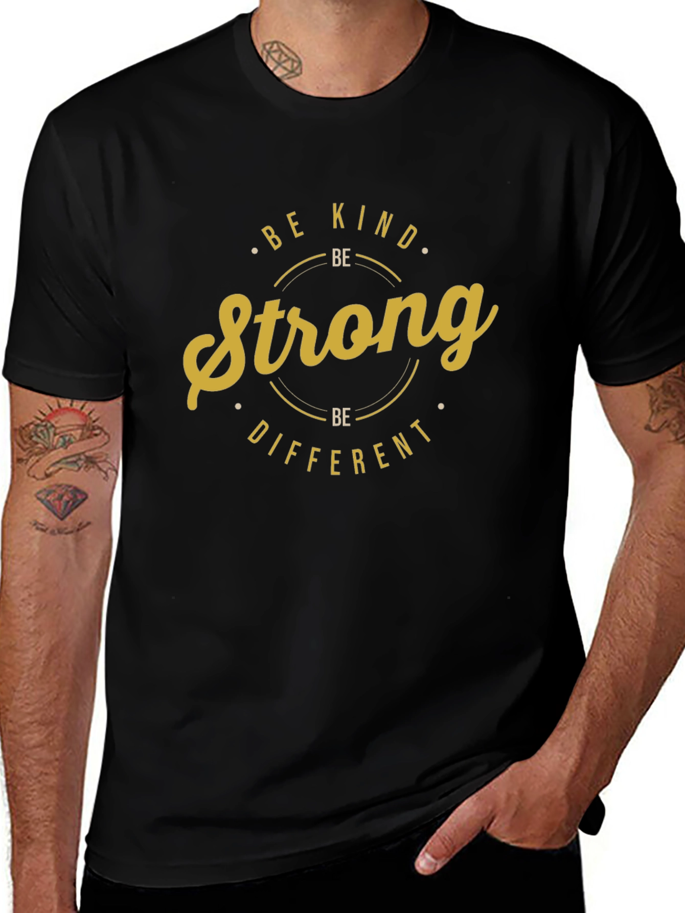 Be Kind Strong Different Graphic T-Shirt