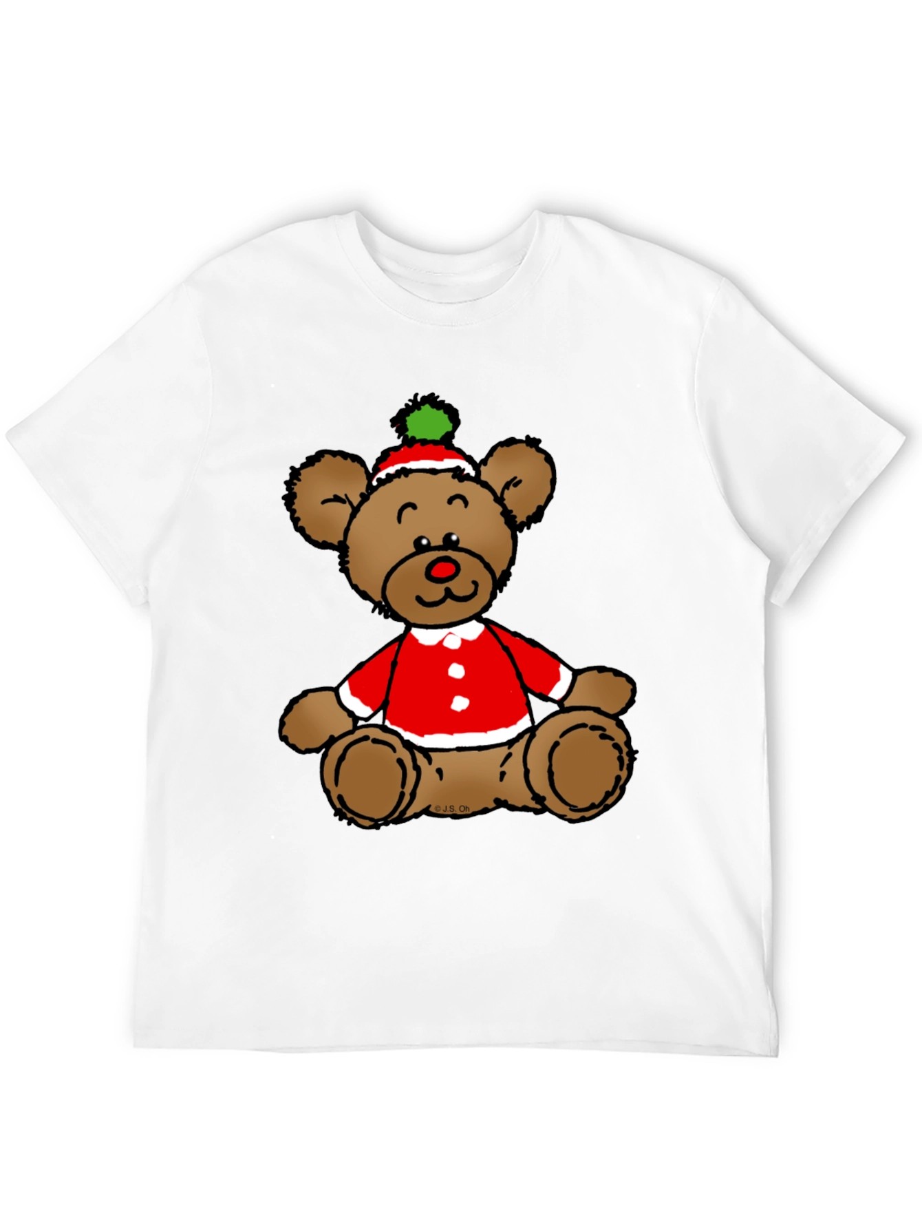 Christmas Teddy Bear Graphic Tee
