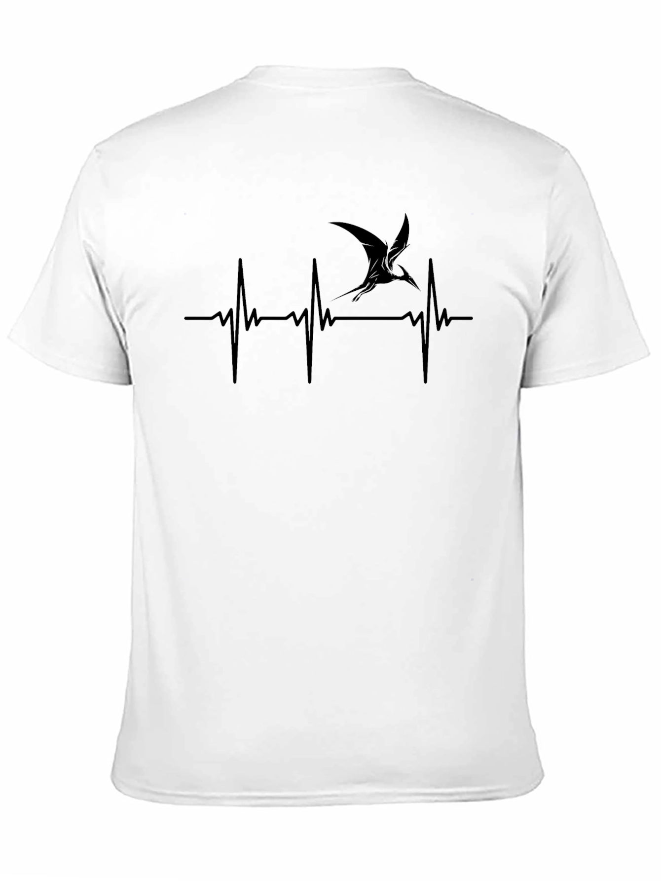 Pterodactyl Heartbeat T-Shirt - Prehistoric Pulse