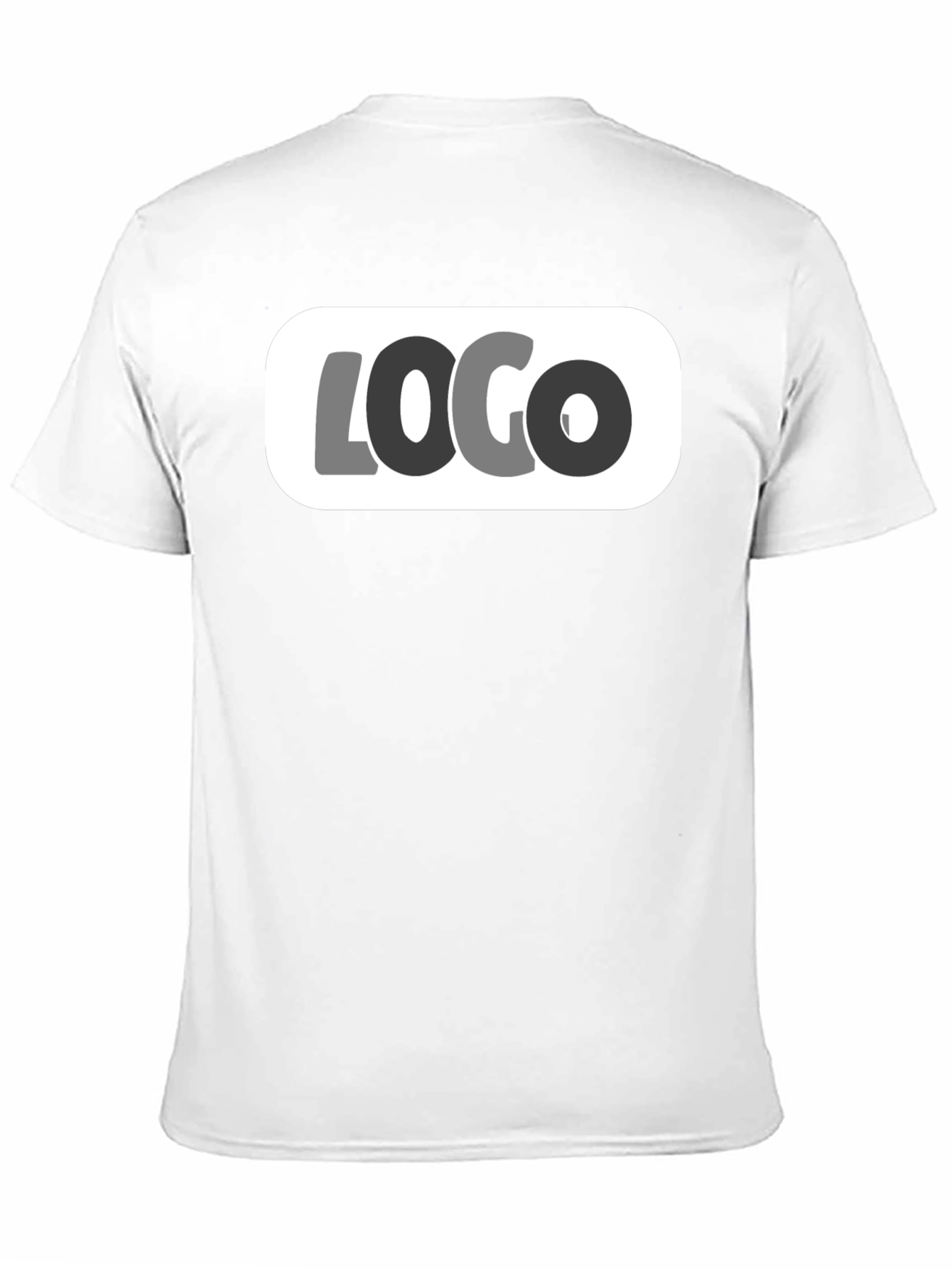 Black Graphic Tee - Modern Logo Design