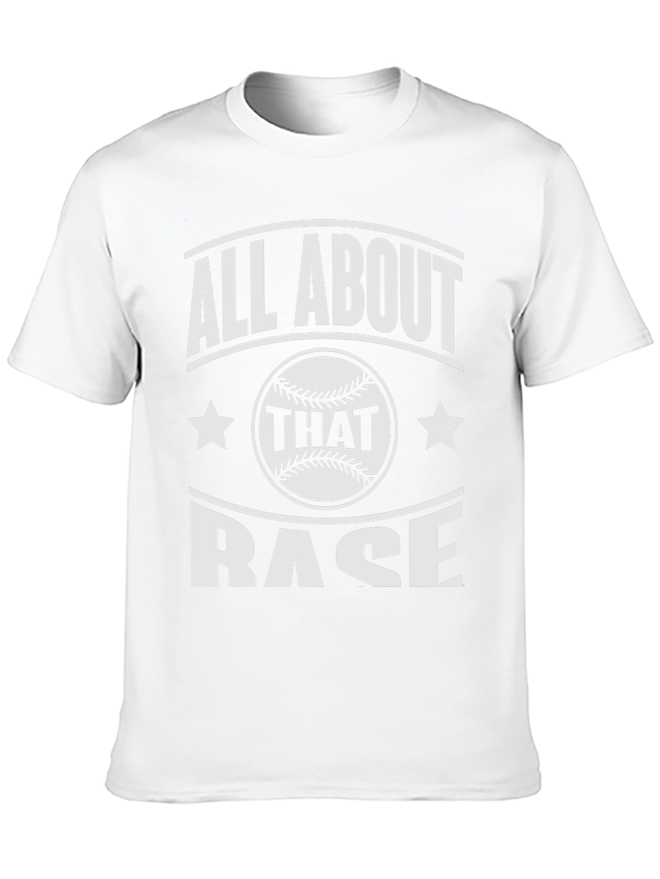 All About That Base Baseball Graphic Tee