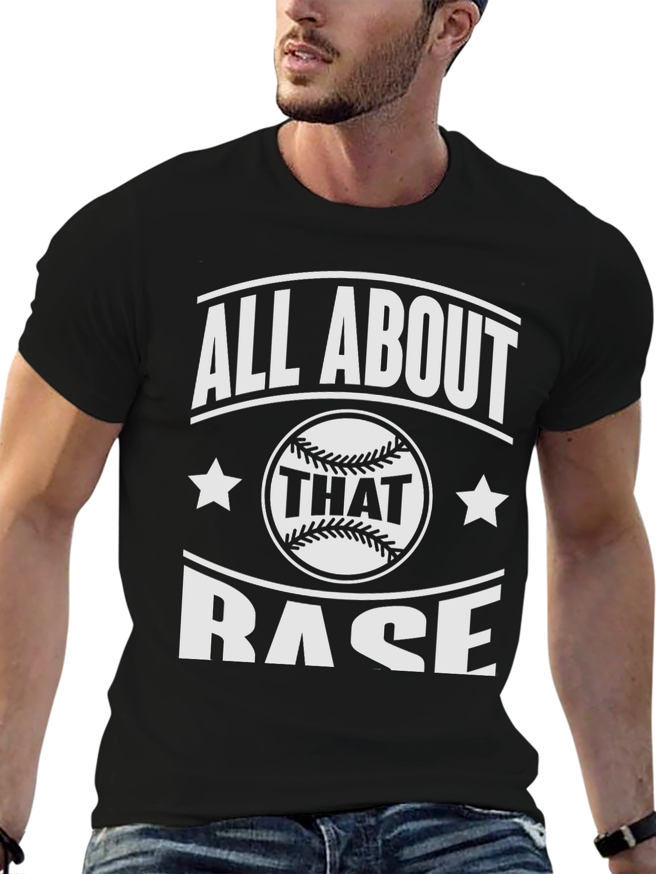 All About That Base Baseball Graphic Tee