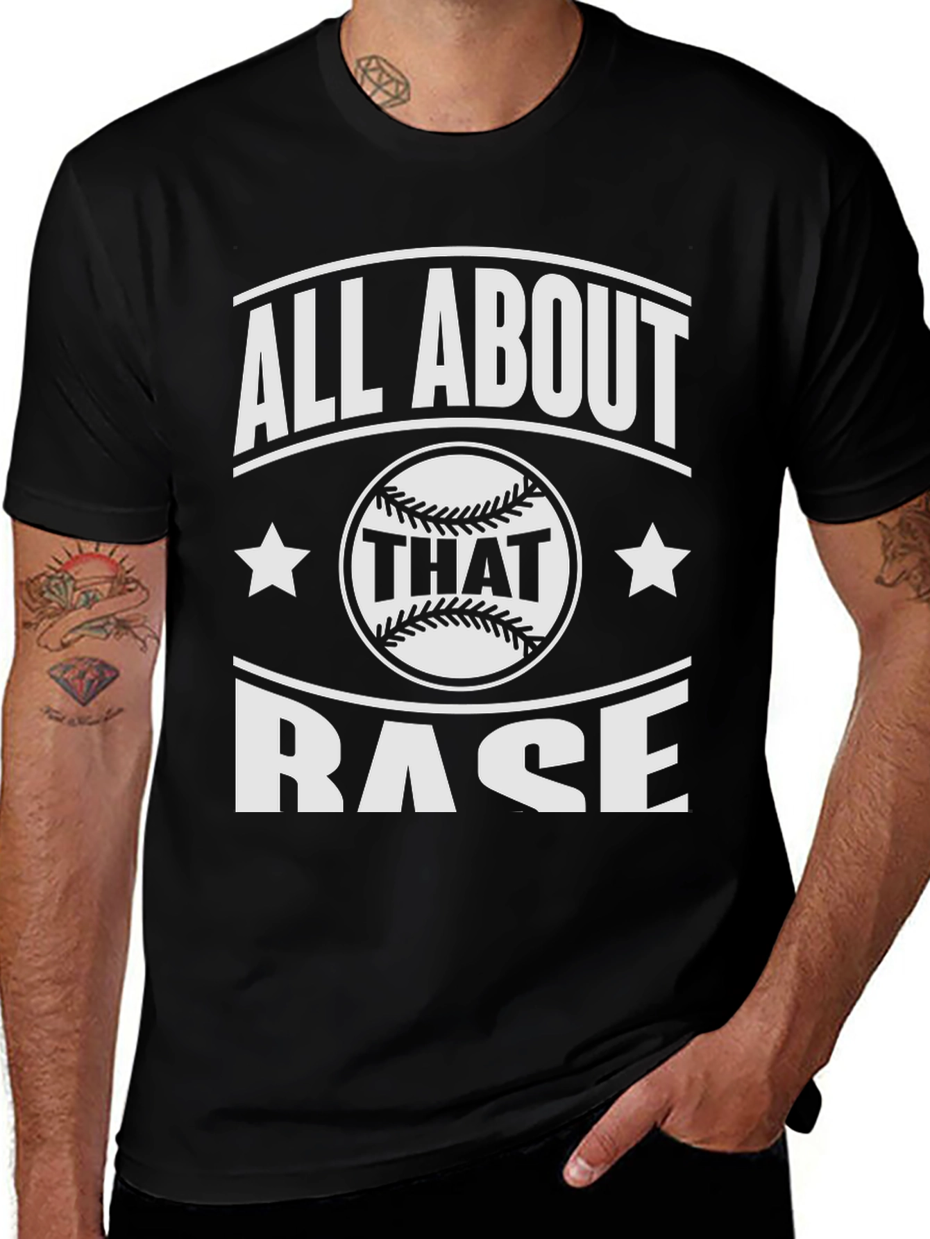 All About That Base Baseball Graphic Tee