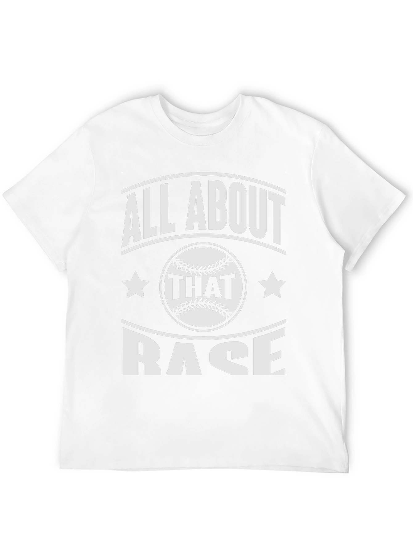 All About That Base Baseball Graphic Tee