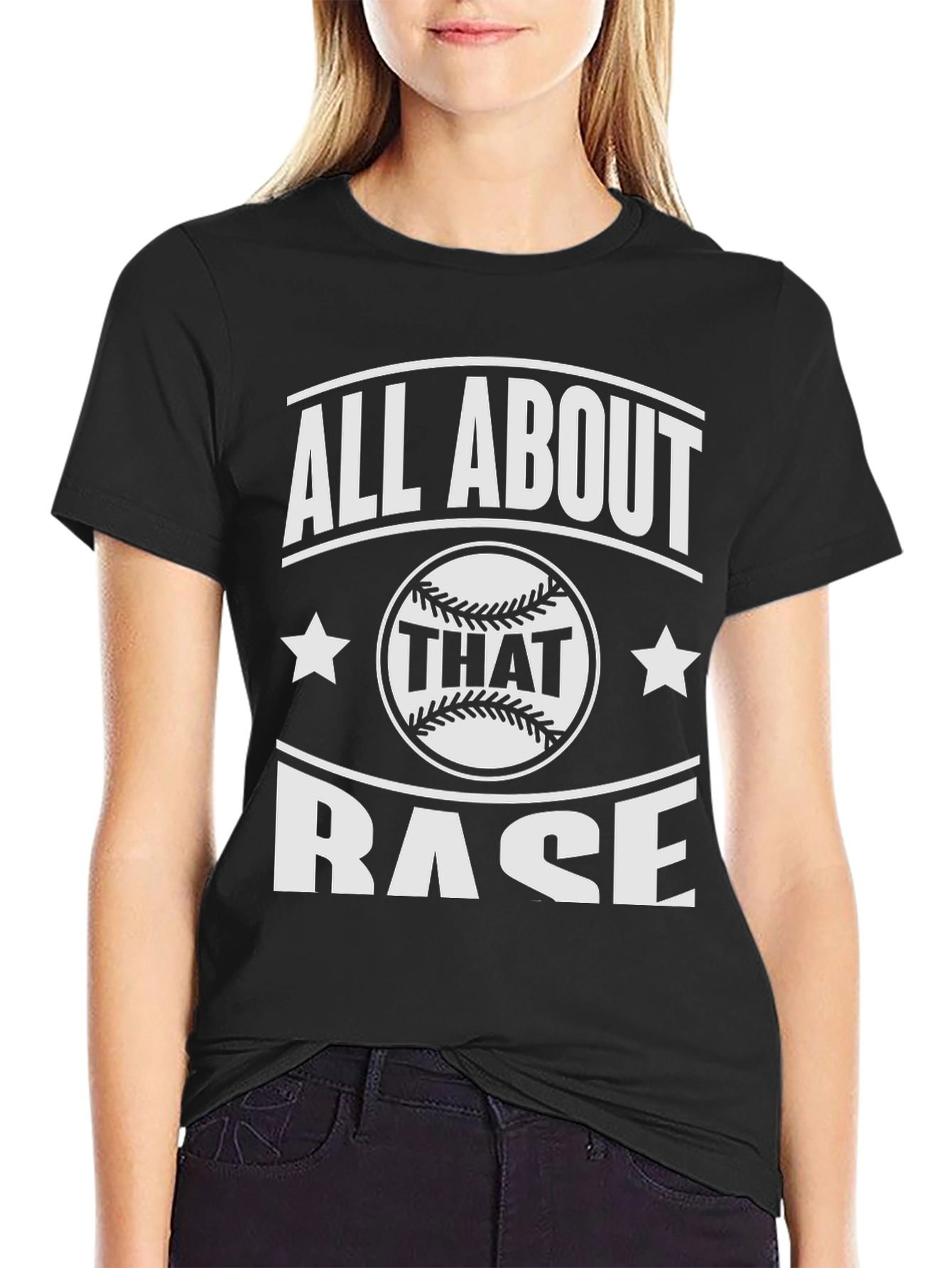 All About That Base Baseball Graphic Tee