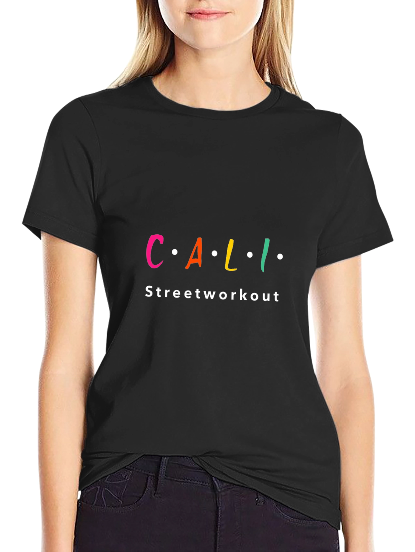Cali Streetworkout Graphic Tee - Black