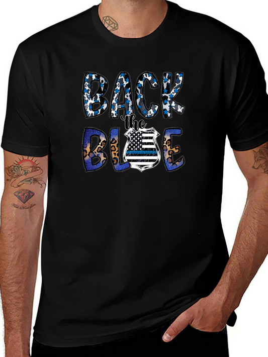 Back the Blue Graphic T-Shirt