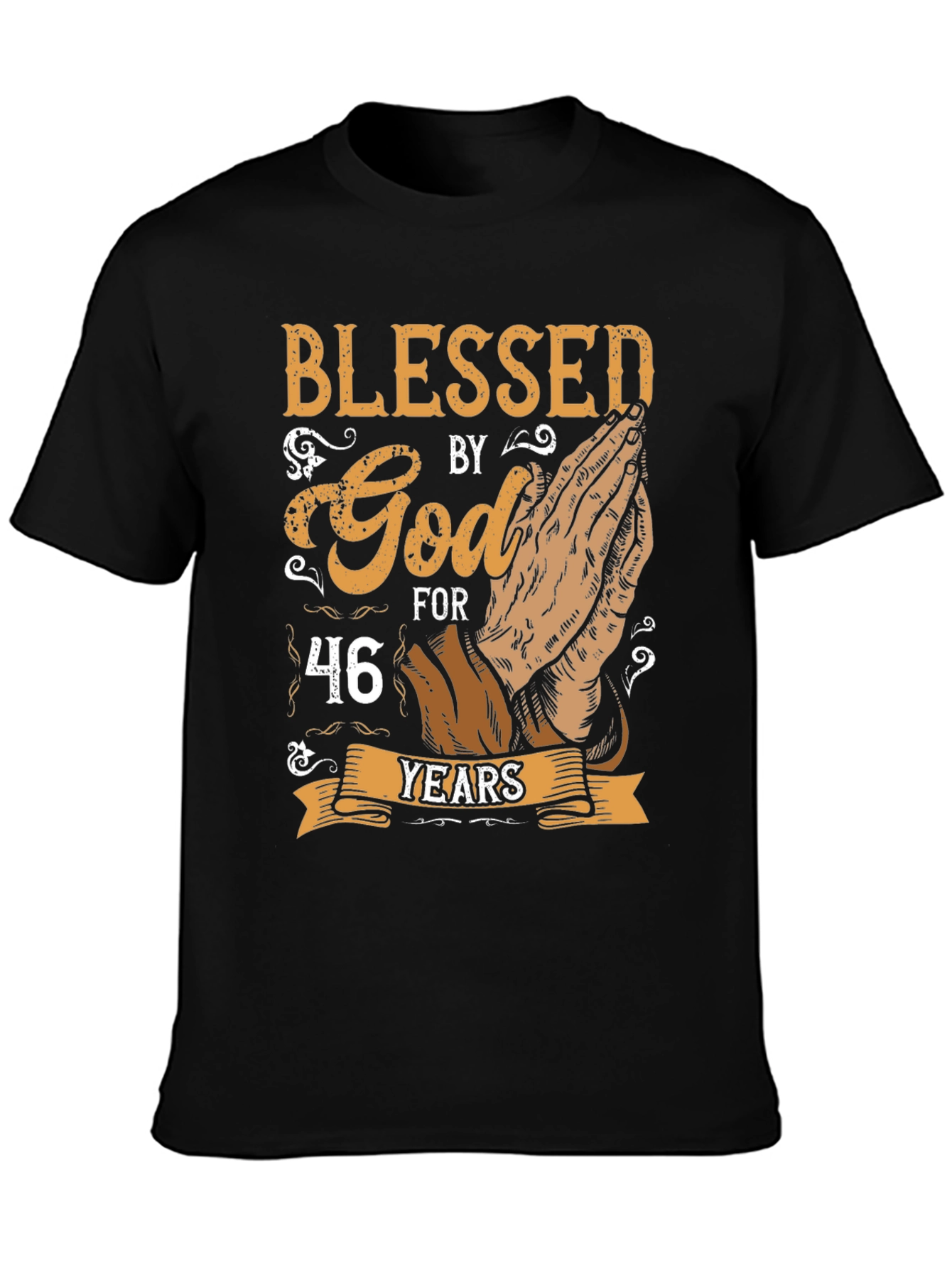 Blessed by God T-shirt - 46 Years