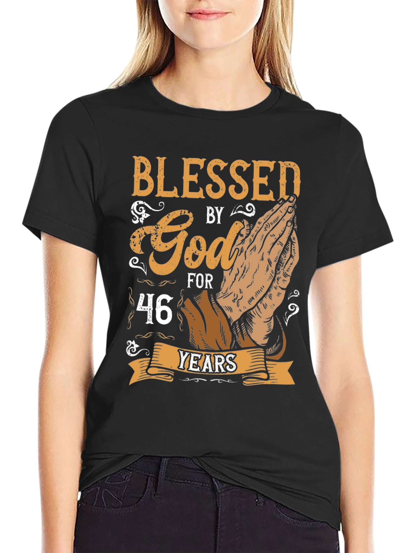 Blessed by God T-shirt - 46 Years