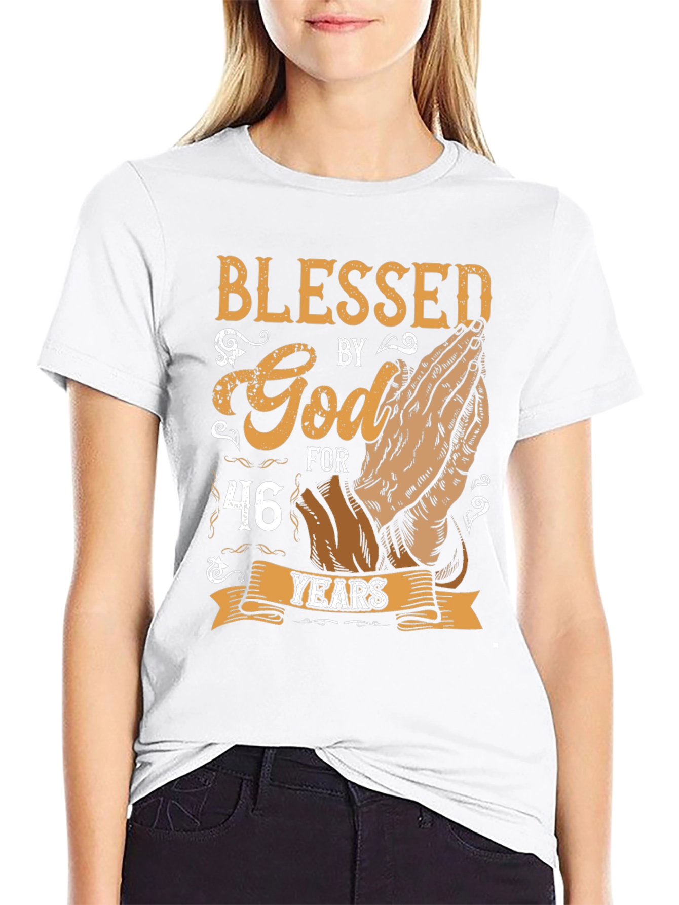 Blessed by God T-shirt - 46 Years