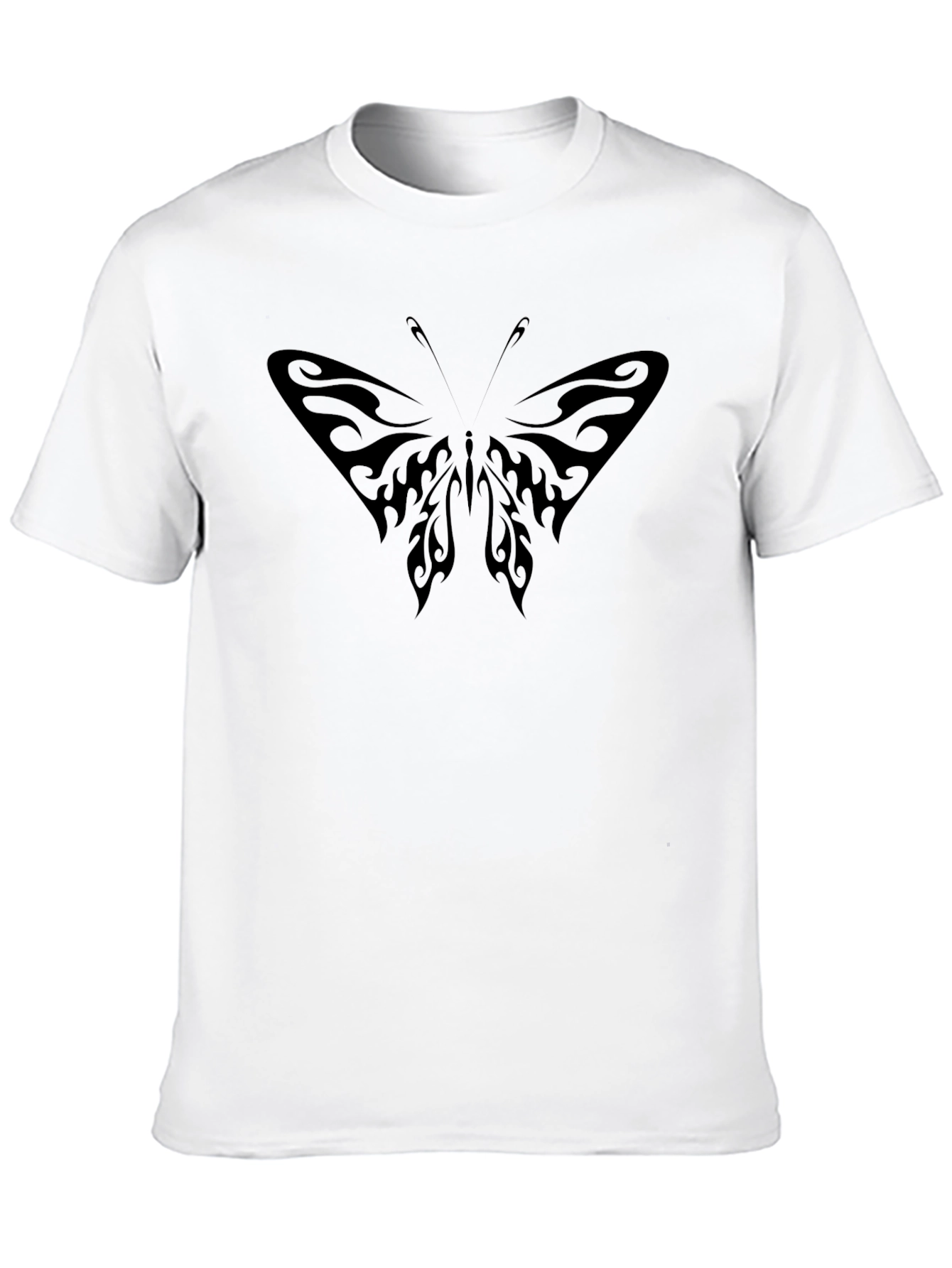 Black Butterfly Graphic Tee - Mens