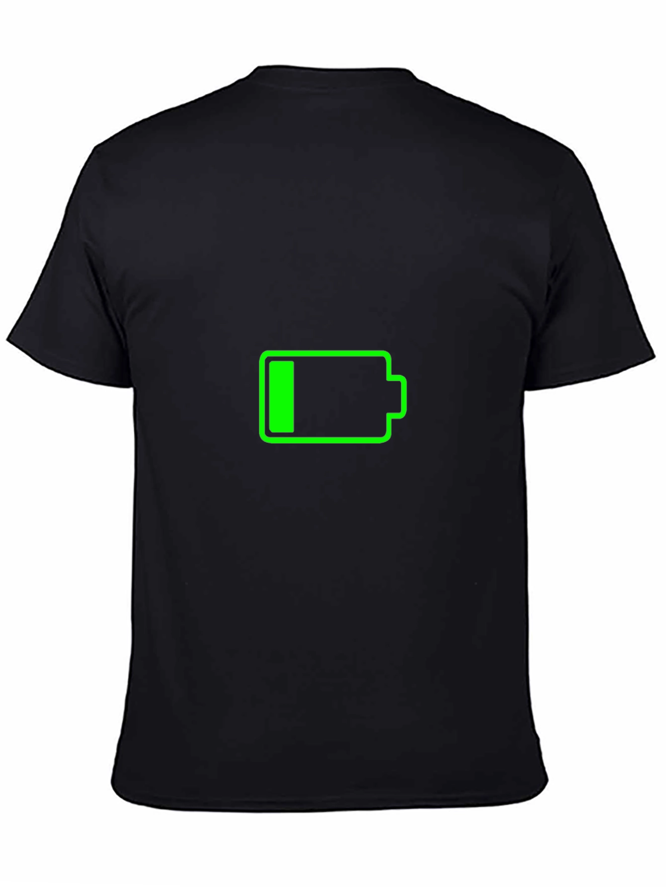 Low Battery Graphic T-Shirt - Recharge Your Style!