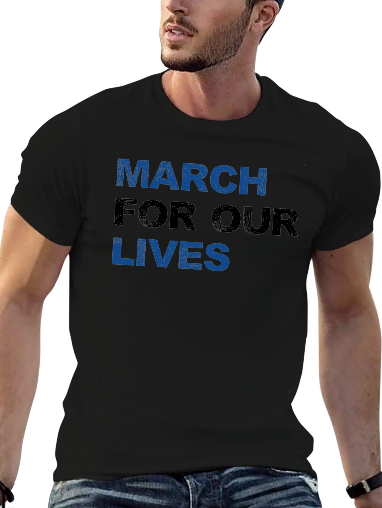 March For Our Lives Graphic Tee - Black