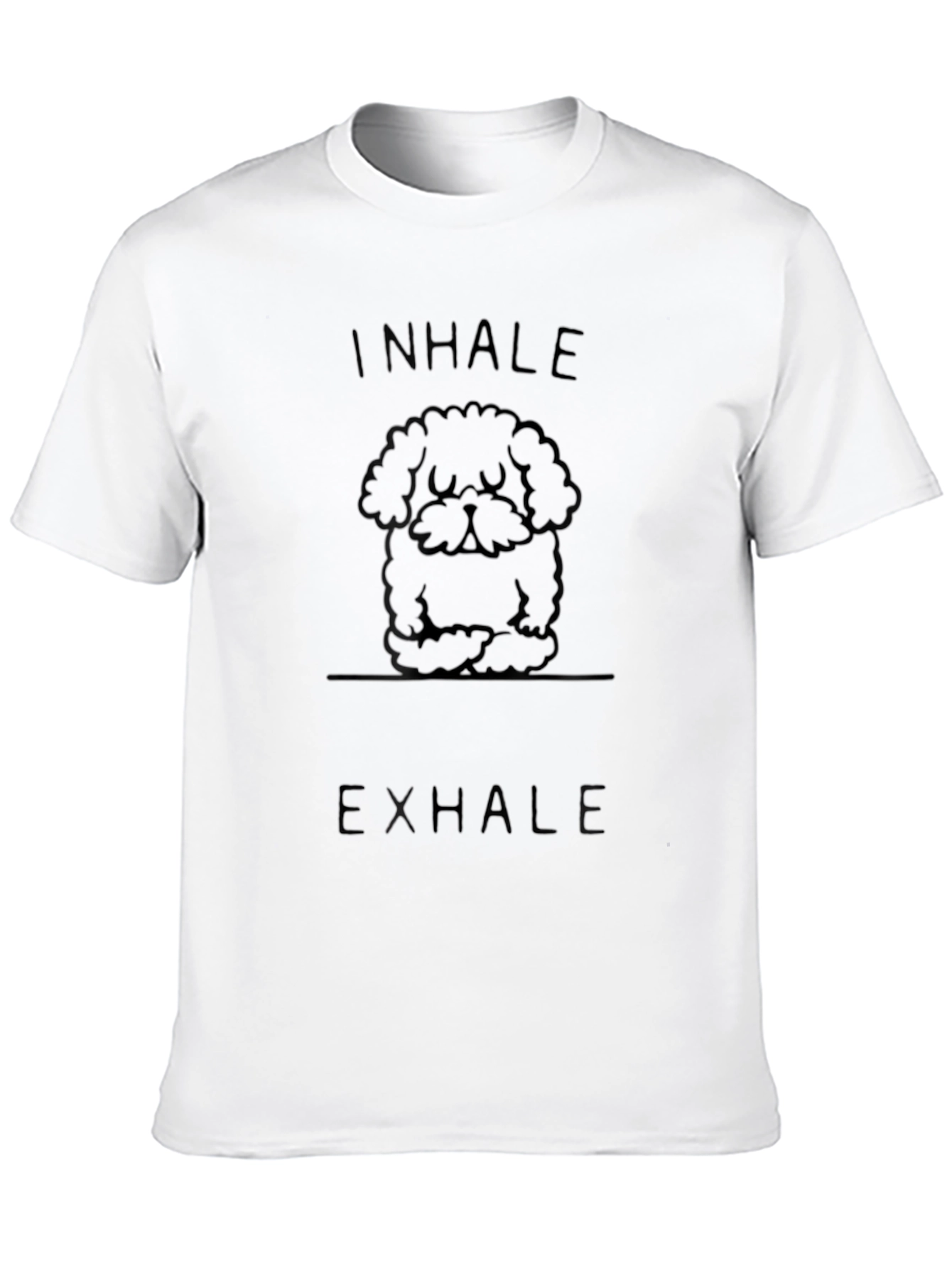 Inhale Exhale Dog Meditation T-Shirt