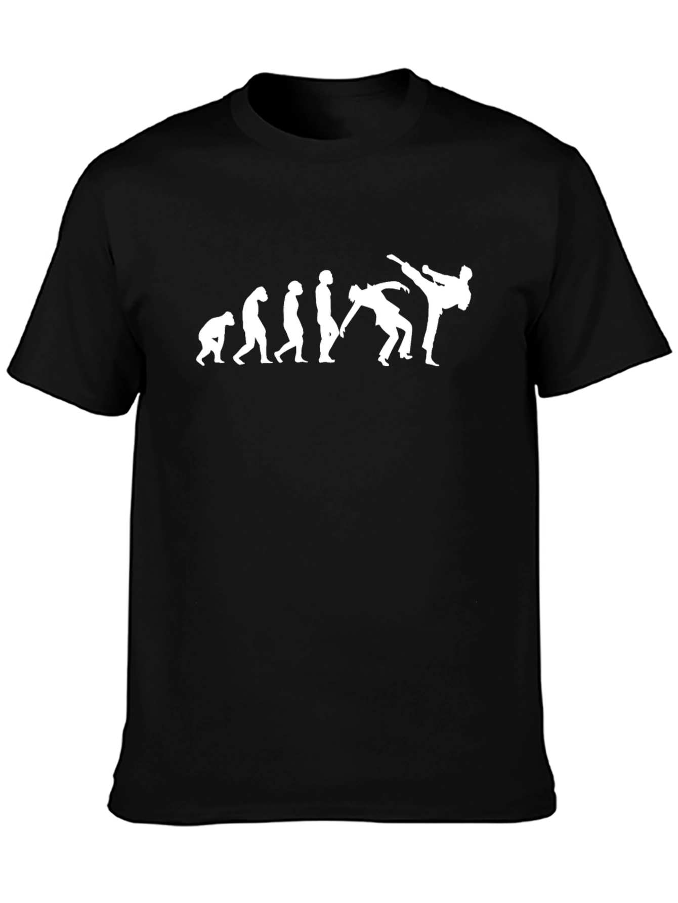 Evolution of Karate Black T-Shirt