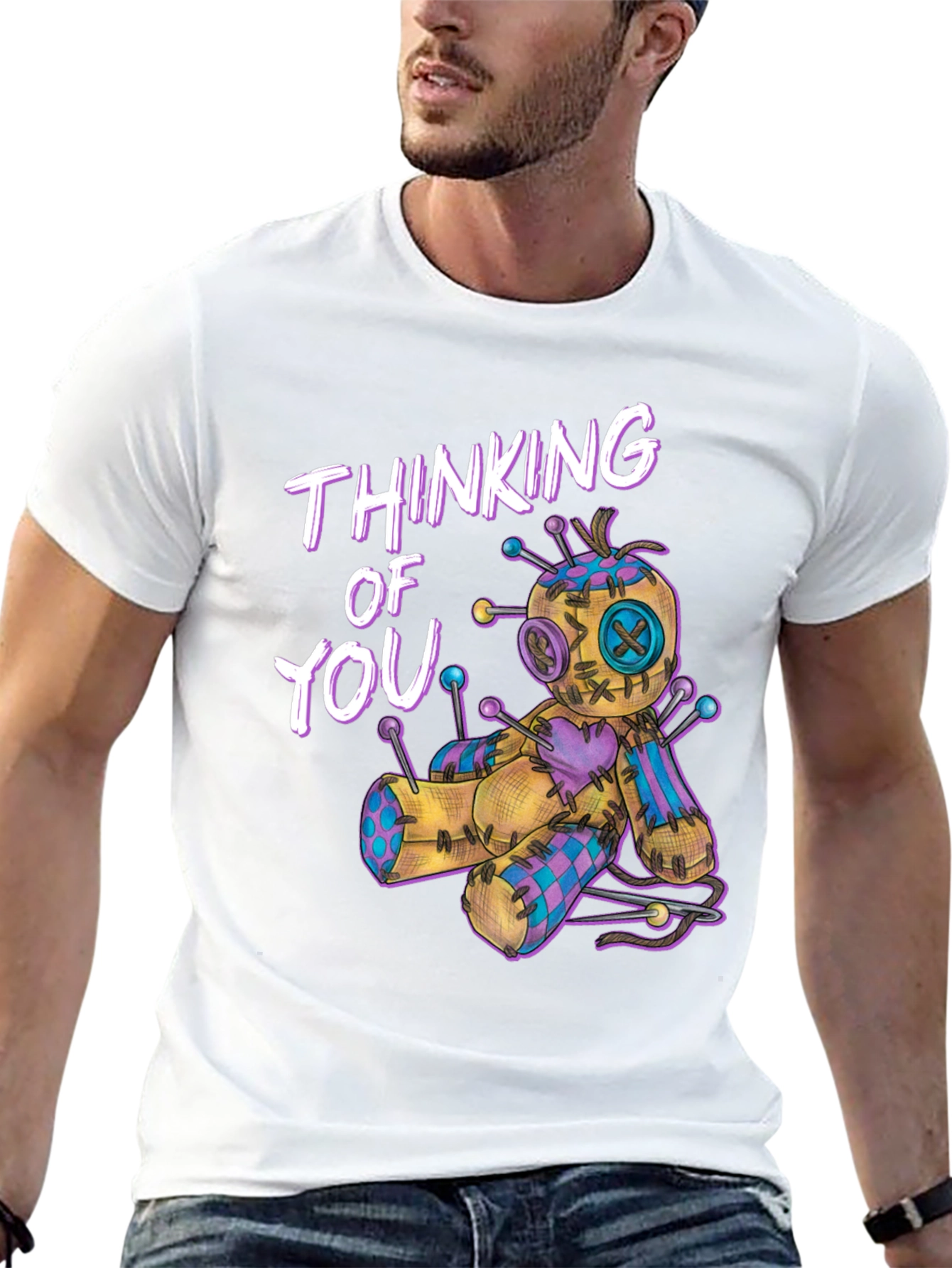 Thinking of You Voodoo Doll T-Shirt