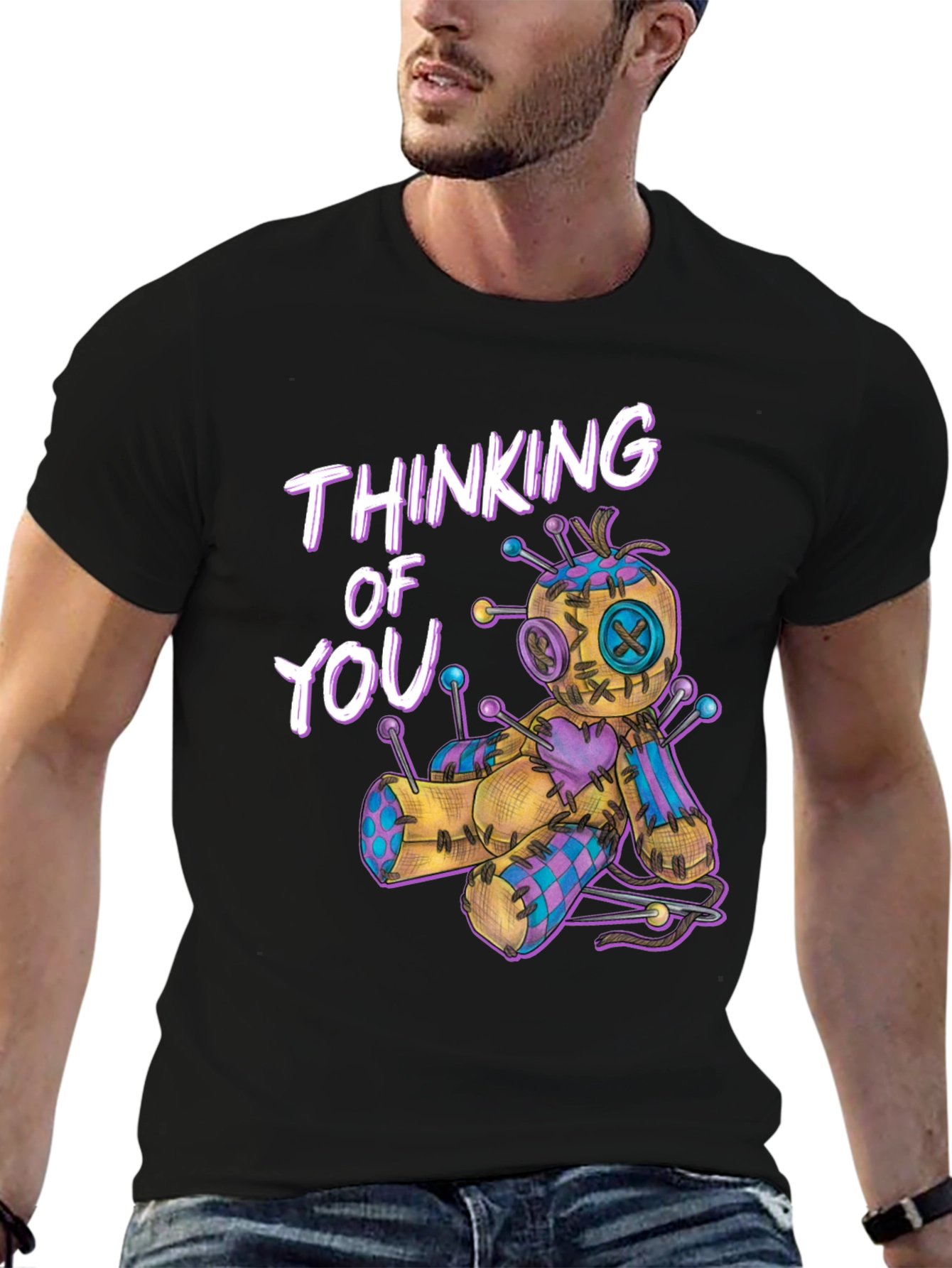 Thinking of You Voodoo Doll T-Shirt