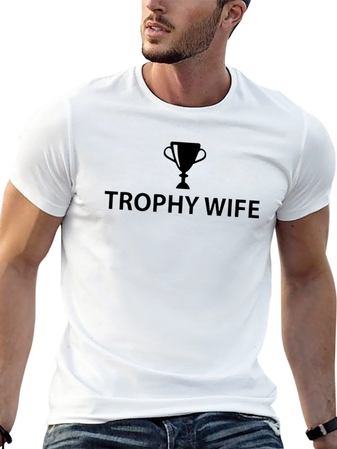 Trophy Wife Graphic Tee - Humorous Gift