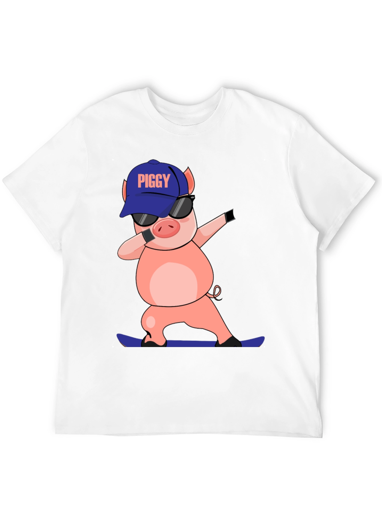 Dabbing Piggy T-Shirt - Cool Cartoon Tee