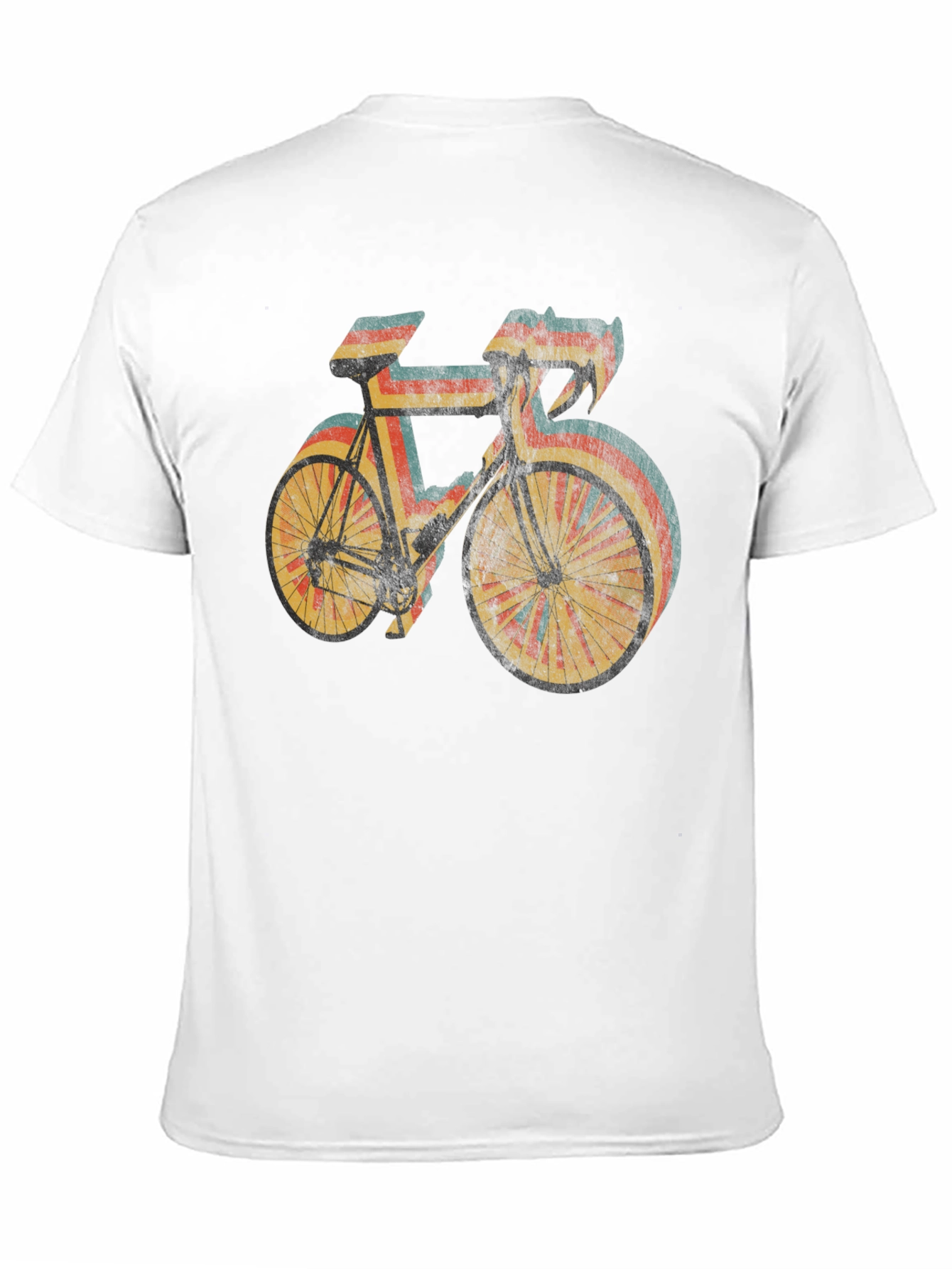 Retro Style Cycling T-Shirt - Black