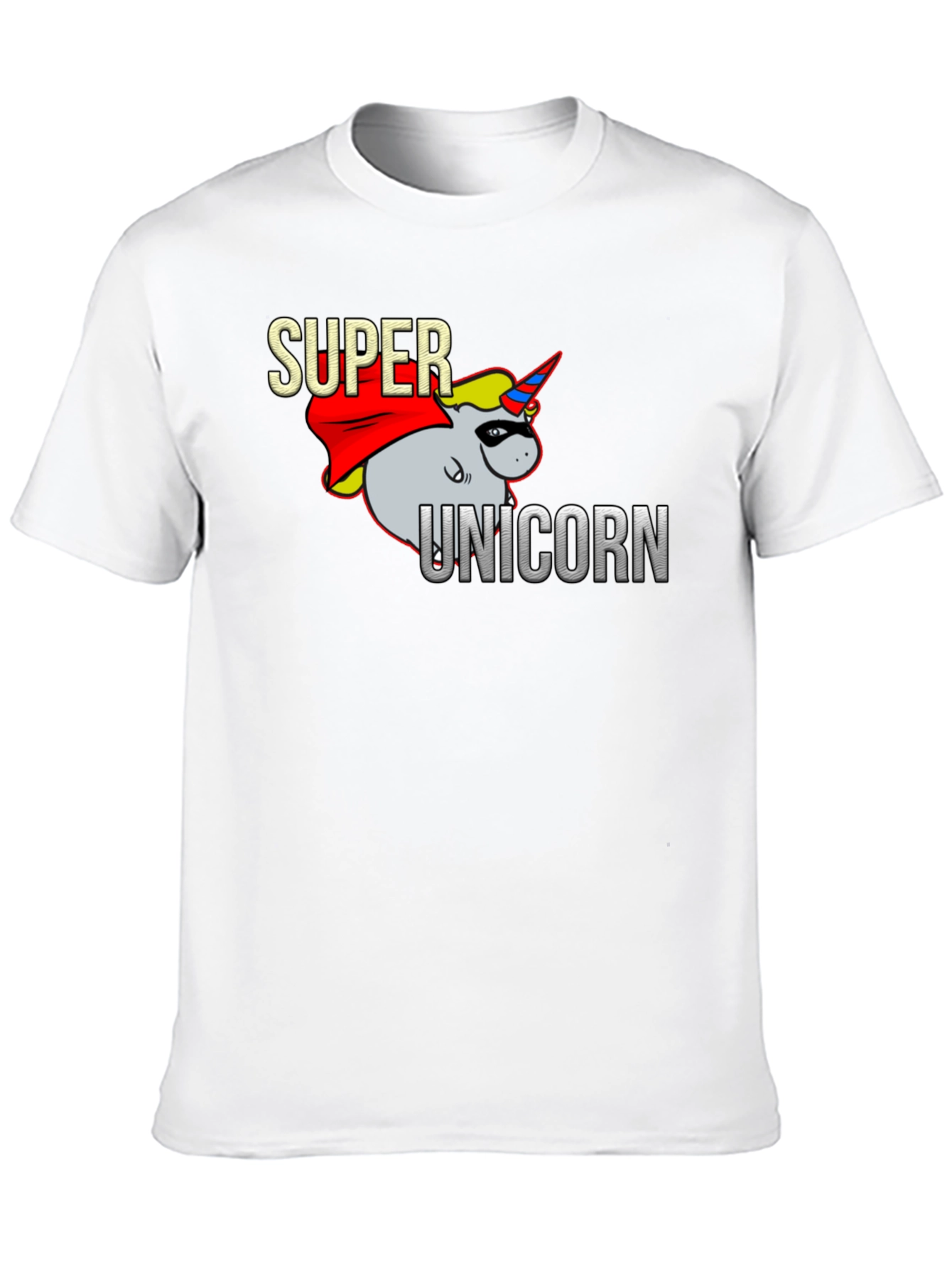 Super Unicorn Black T-Shirt