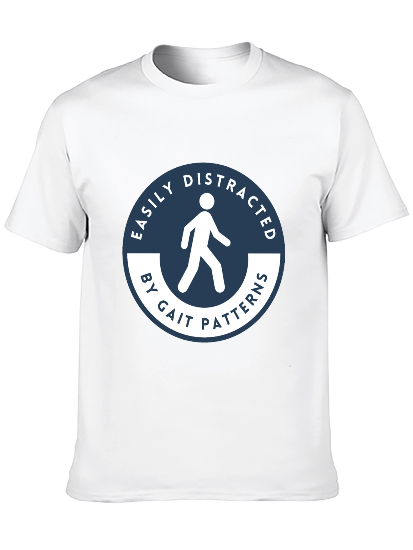 Easily Distracted Gait Patterns Black T-Shirt