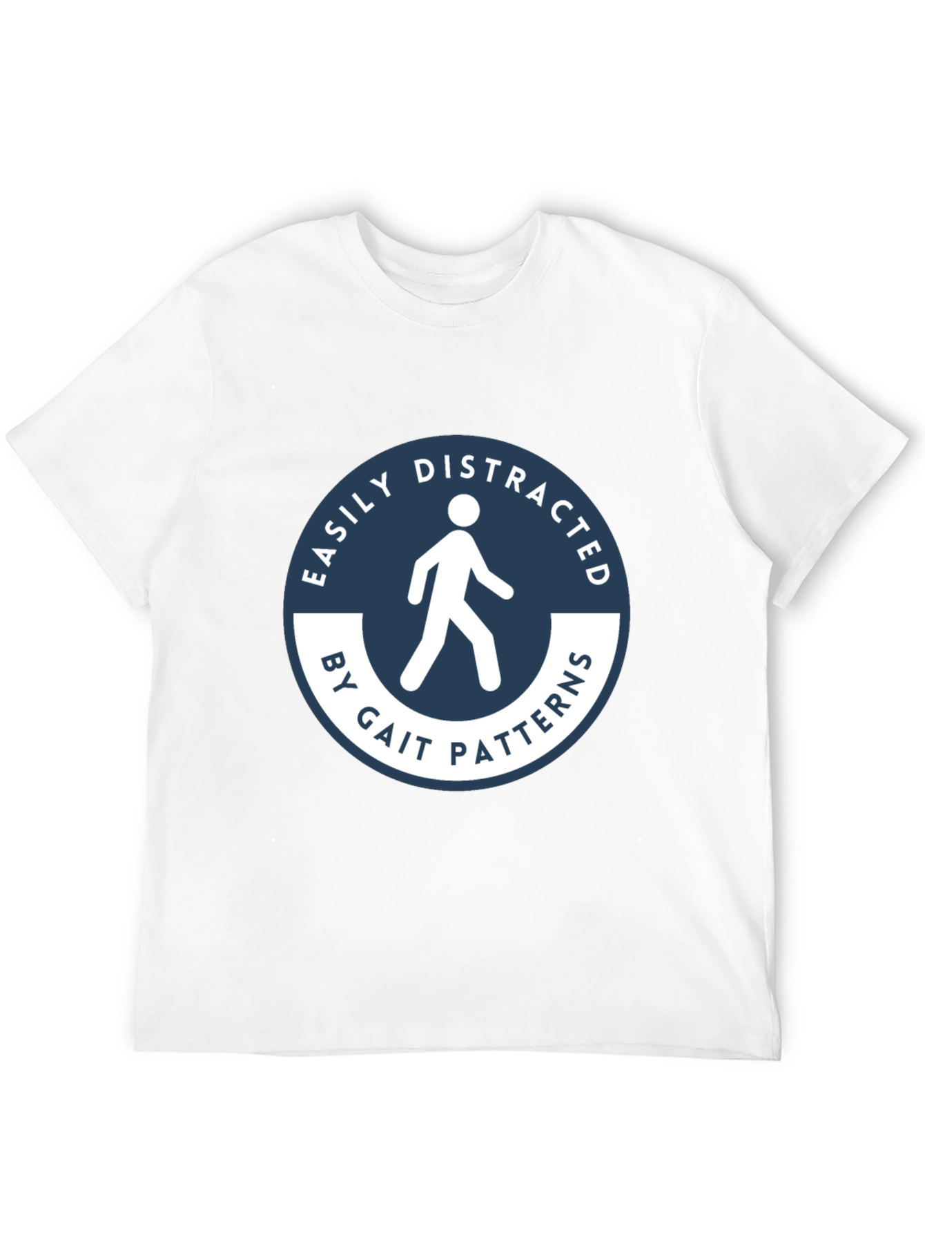 Easily Distracted Gait Patterns Black T-Shirt