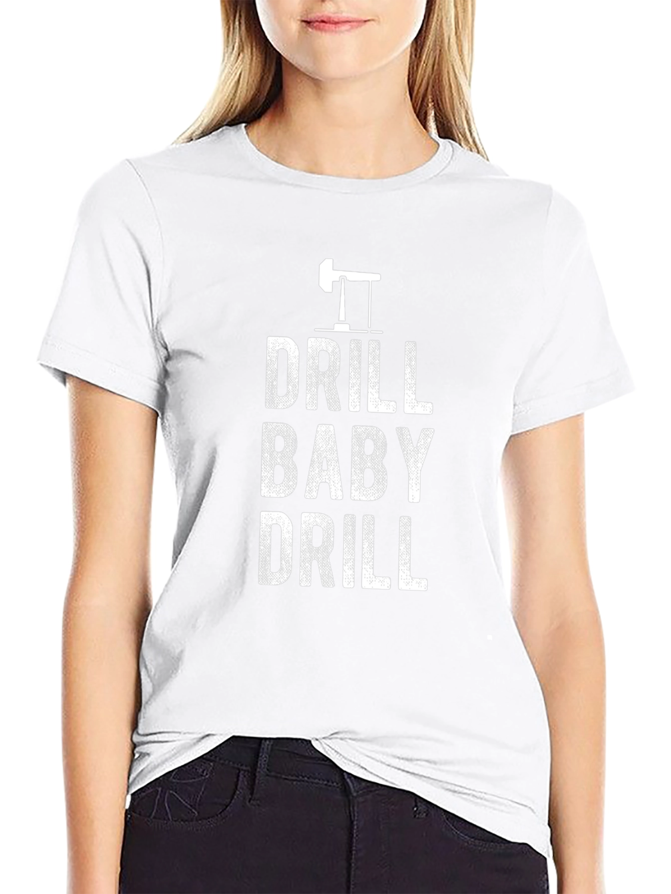 Drill Baby Drill Black Graphic Tee