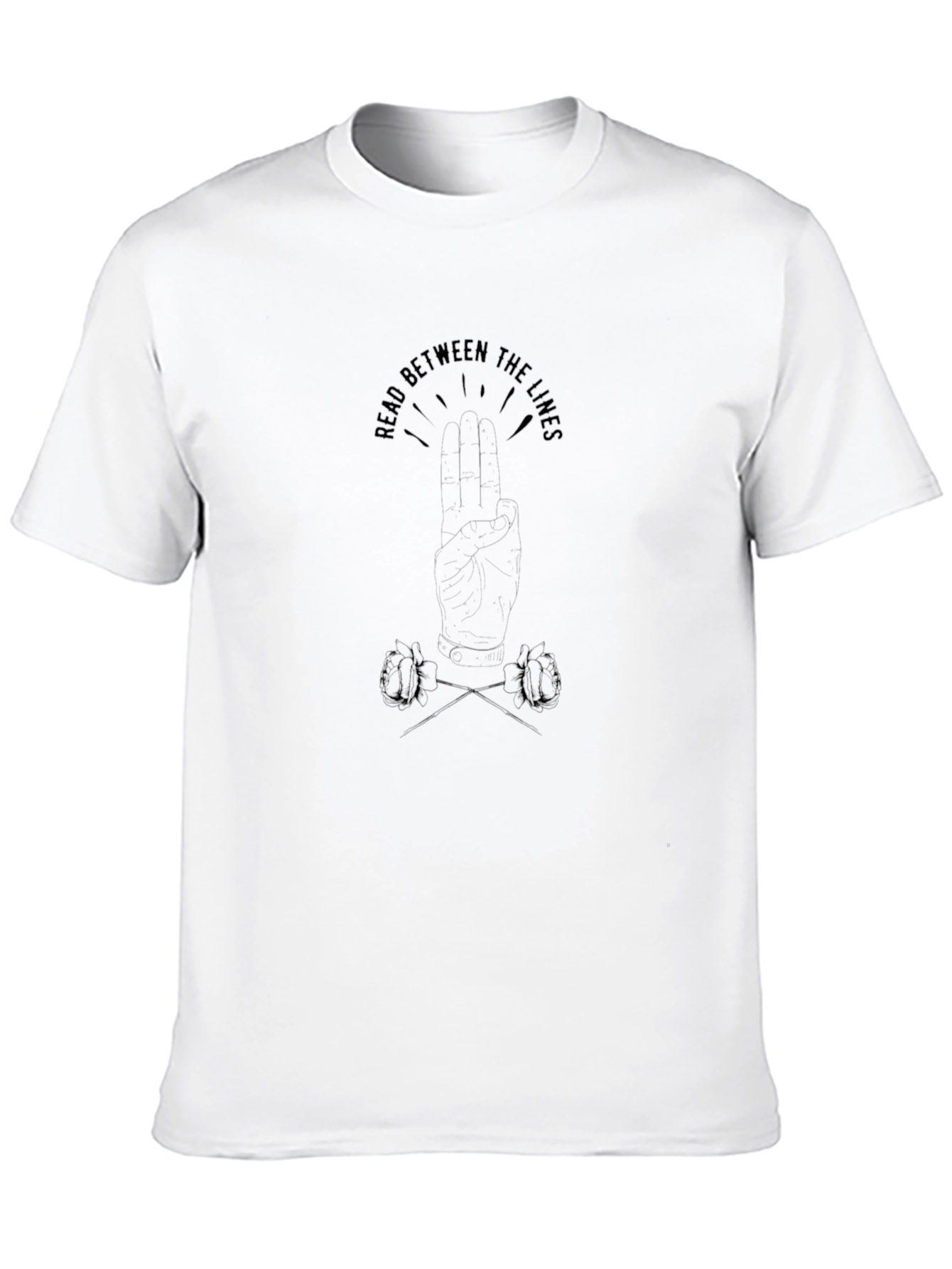 Read Between the Lines Graphic T-Shirt