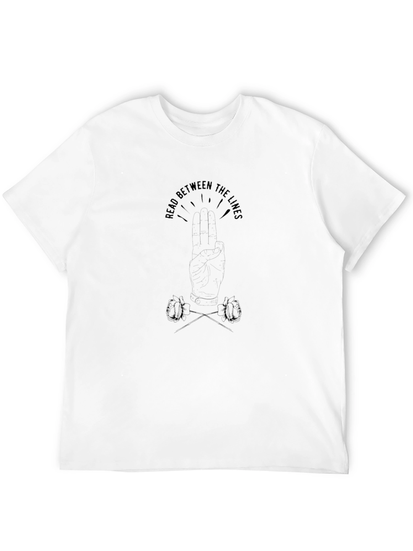 Read Between the Lines Graphic T-Shirt