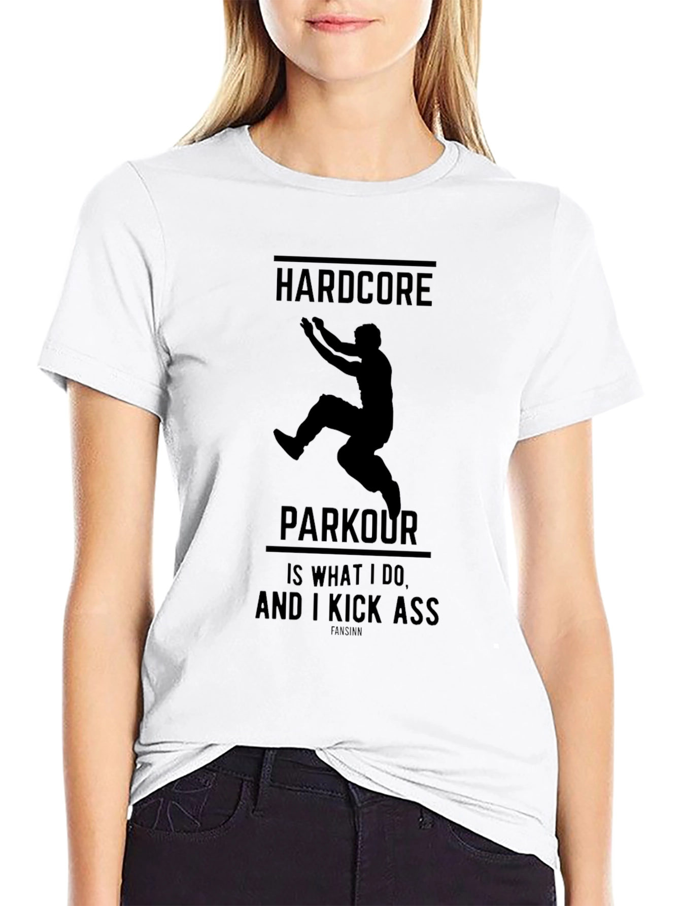 Hardcore Parkour Graphic T-Shirt