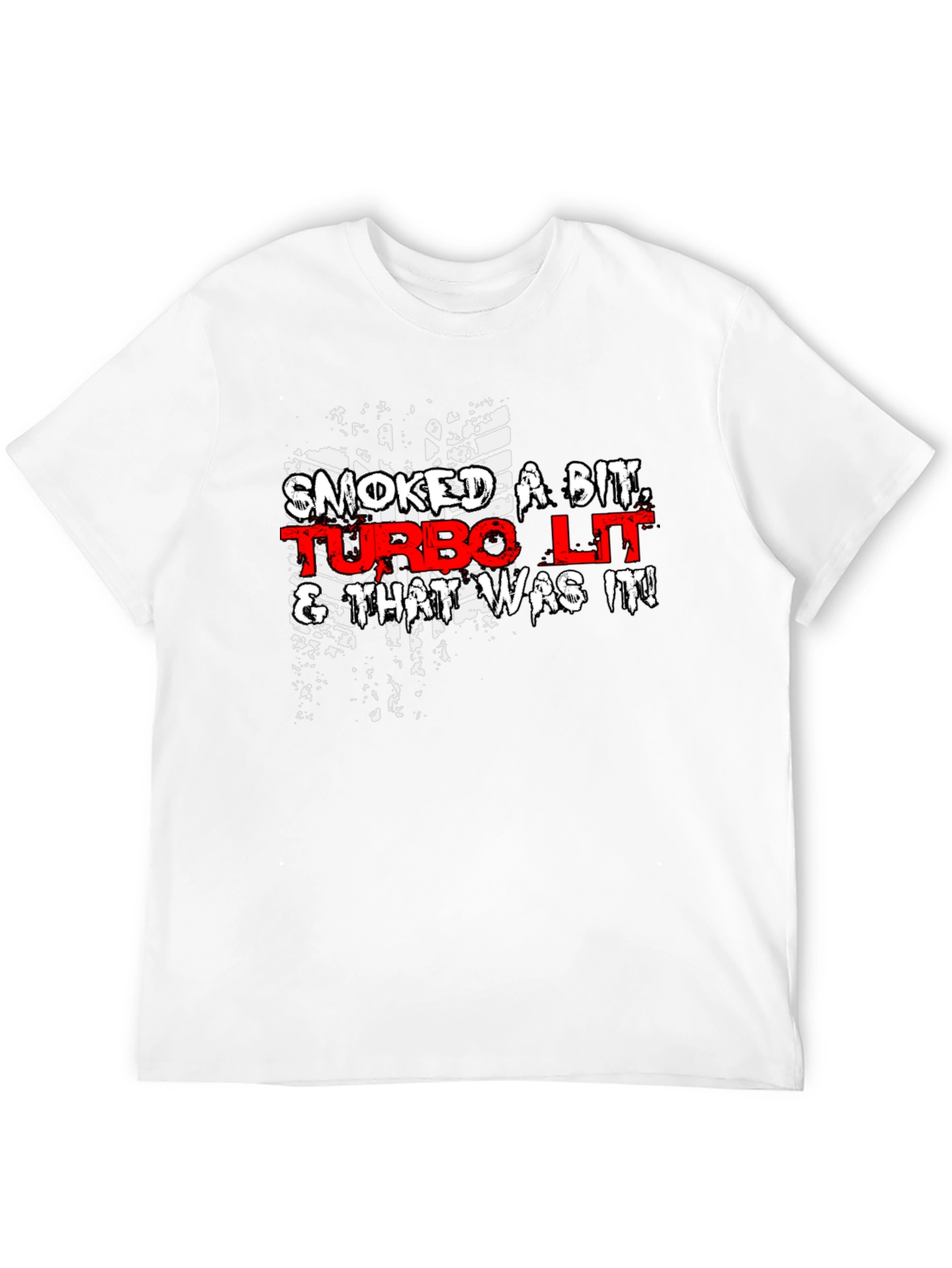Turbo Lit Graphic Tee - Black Cotton Blend T-Shirt