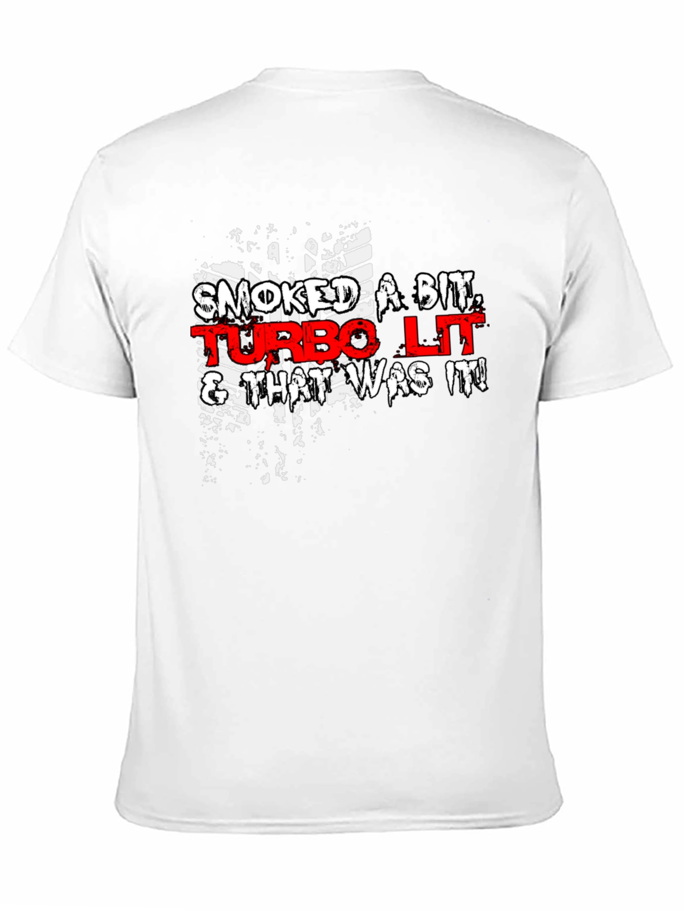 Turbo Lit Graphic Tee - Black Cotton Blend T-Shirt