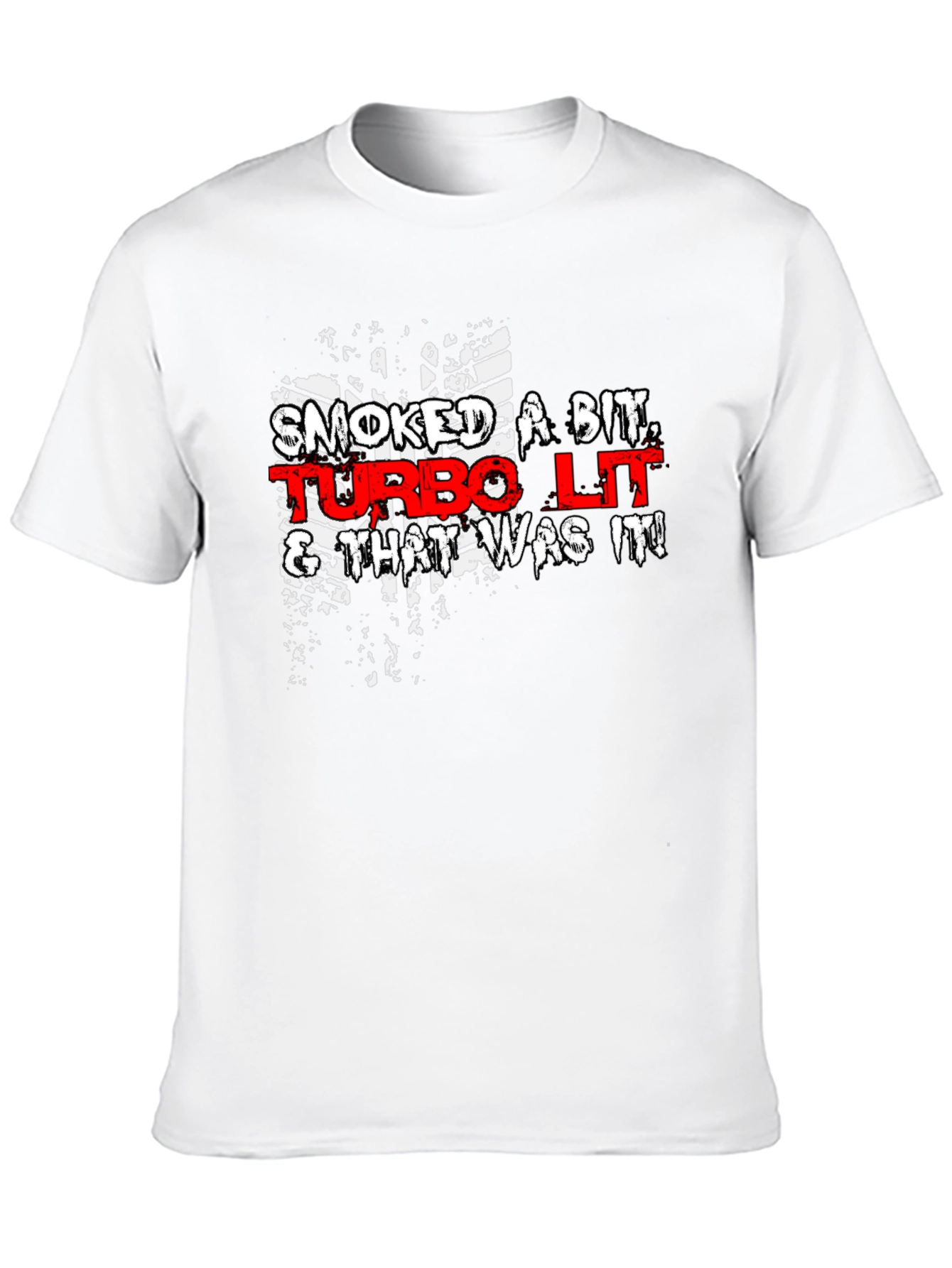 Turbo Lit Graphic Tee - Black Cotton Blend T-Shirt