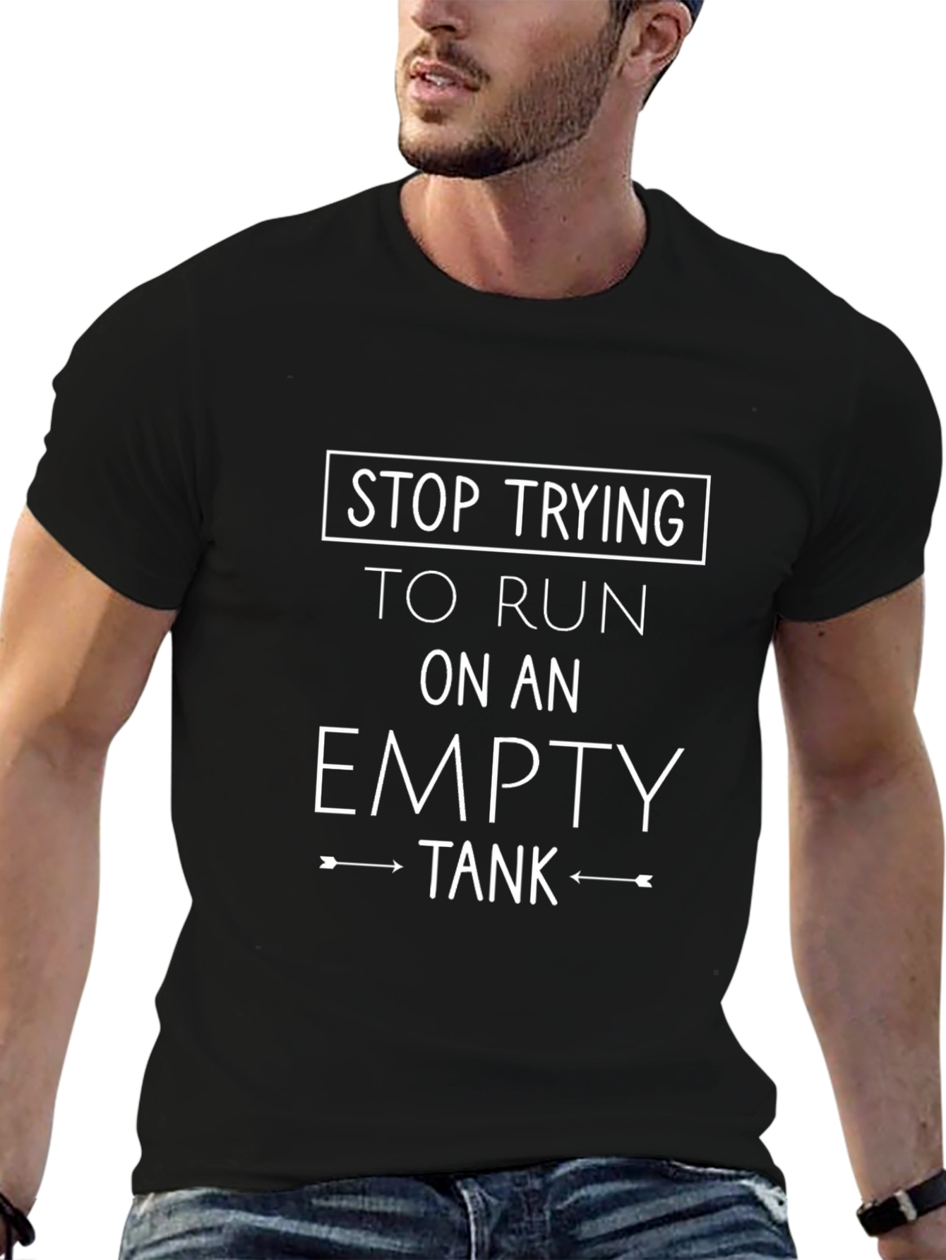 Run on Empty Tank Graphic Tee
