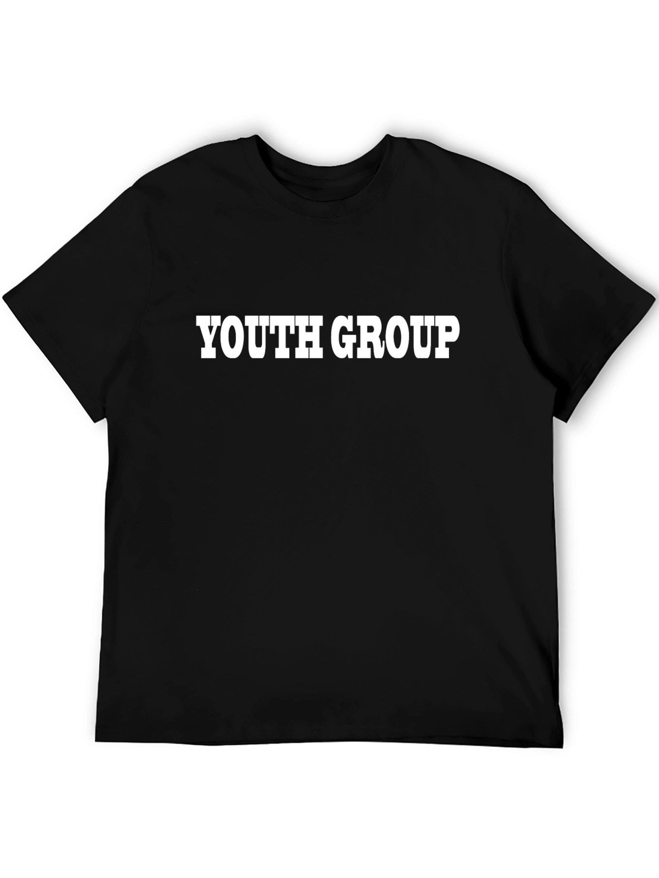 Youth Group T-Shirt - Black Cotton Blend