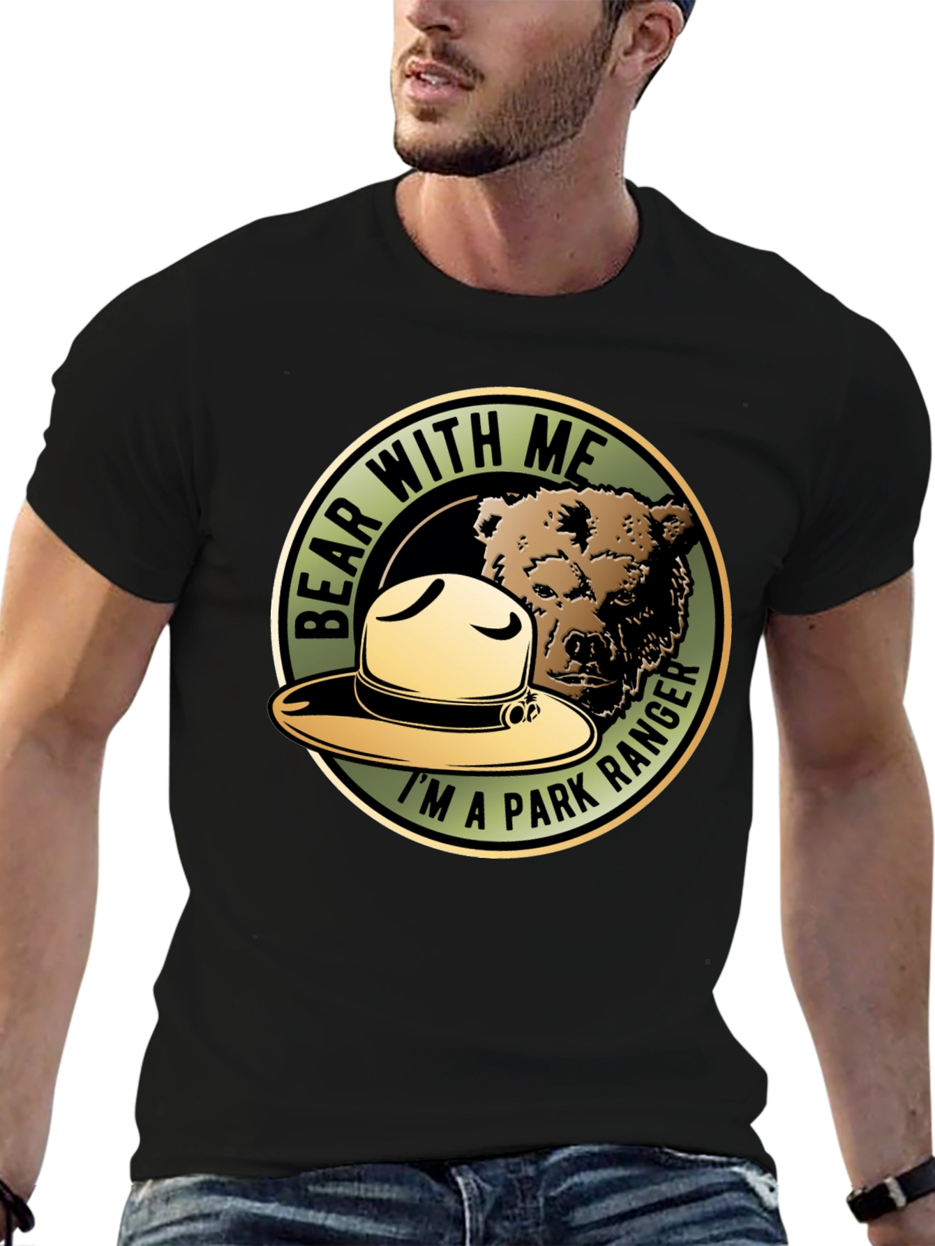 Bear With Me Park Ranger T-Shirt - Unisex