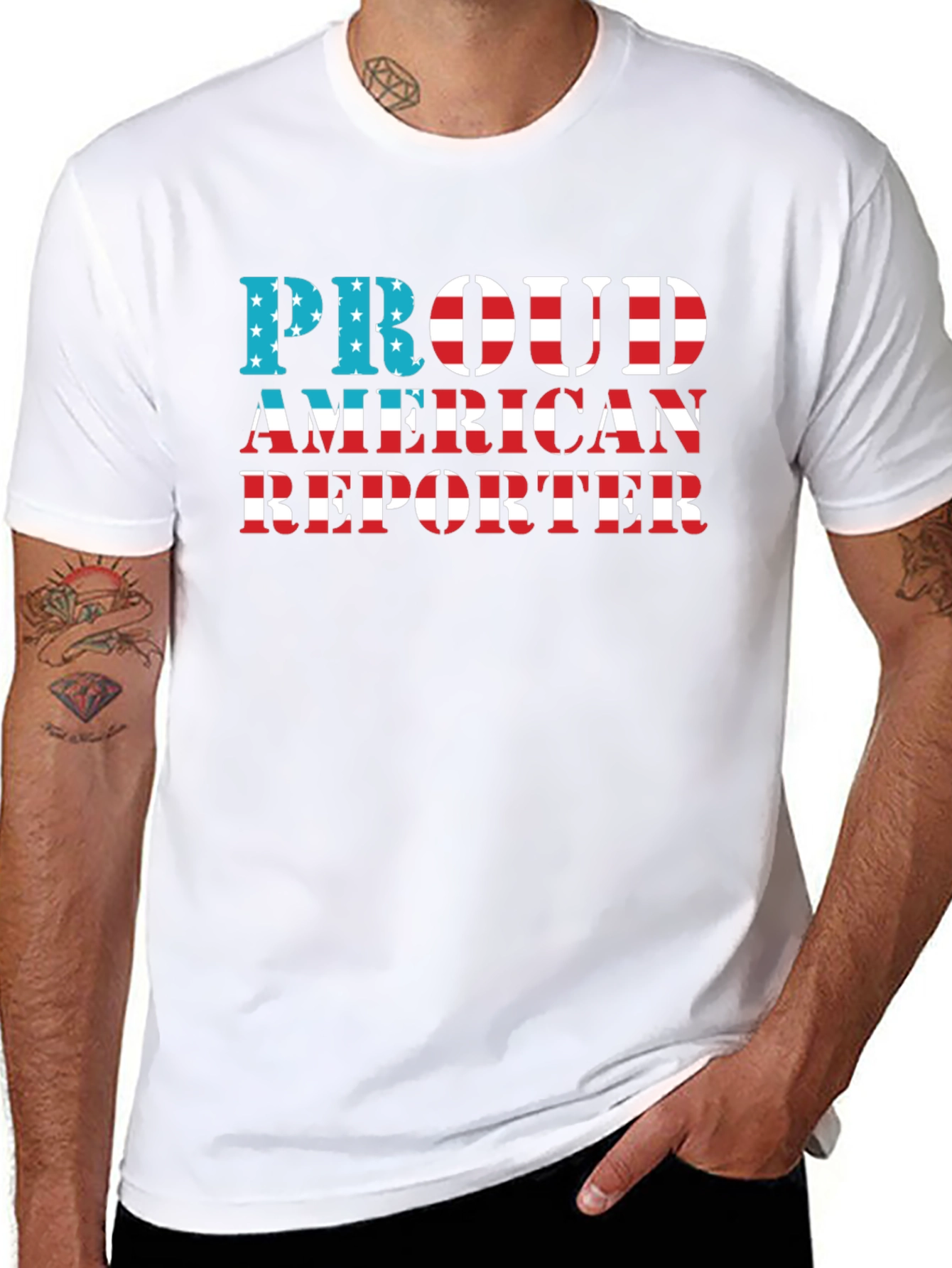 Proud American Reporter T-Shirt
