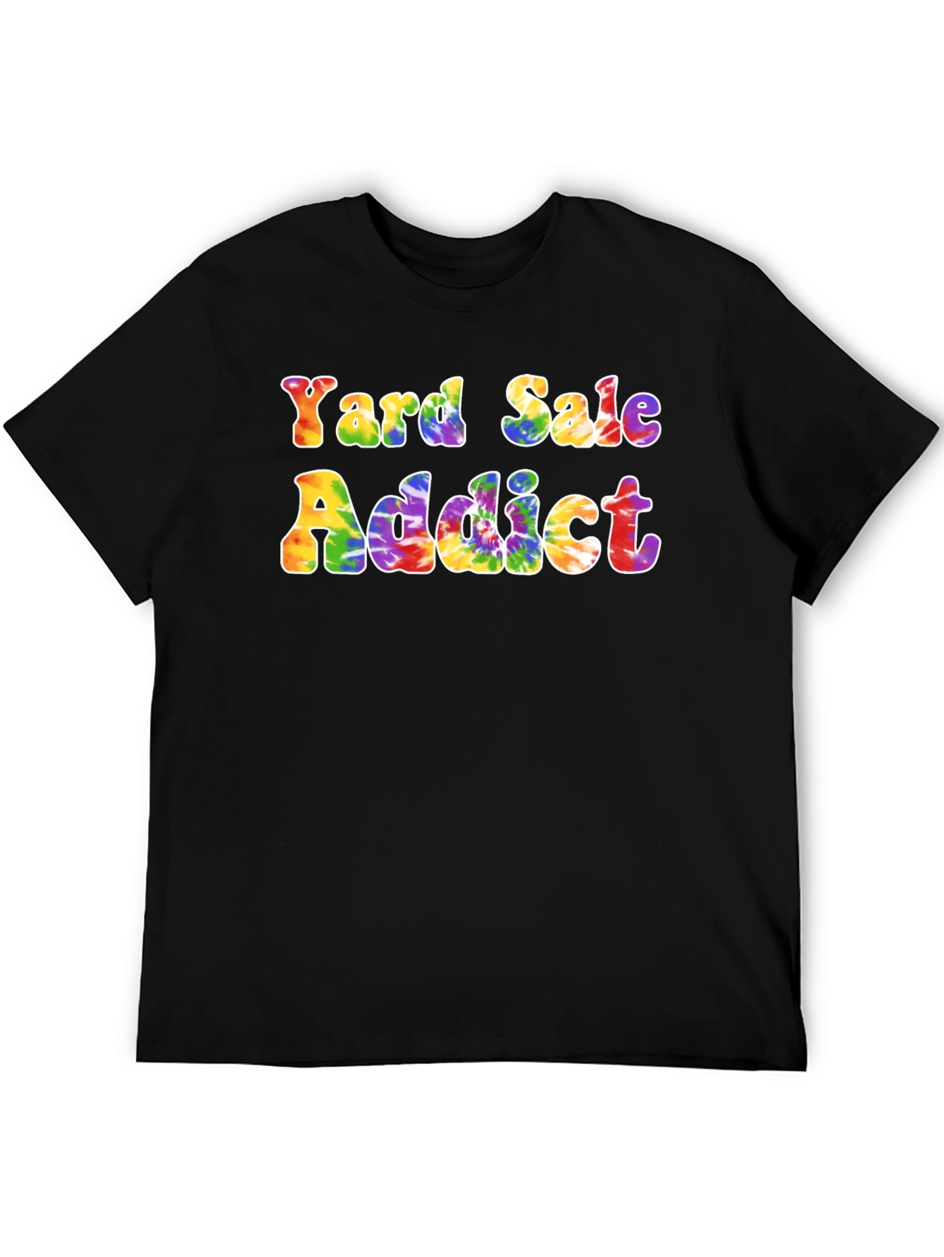 Yard Sale Addict Tie-Dye Graphic Tee