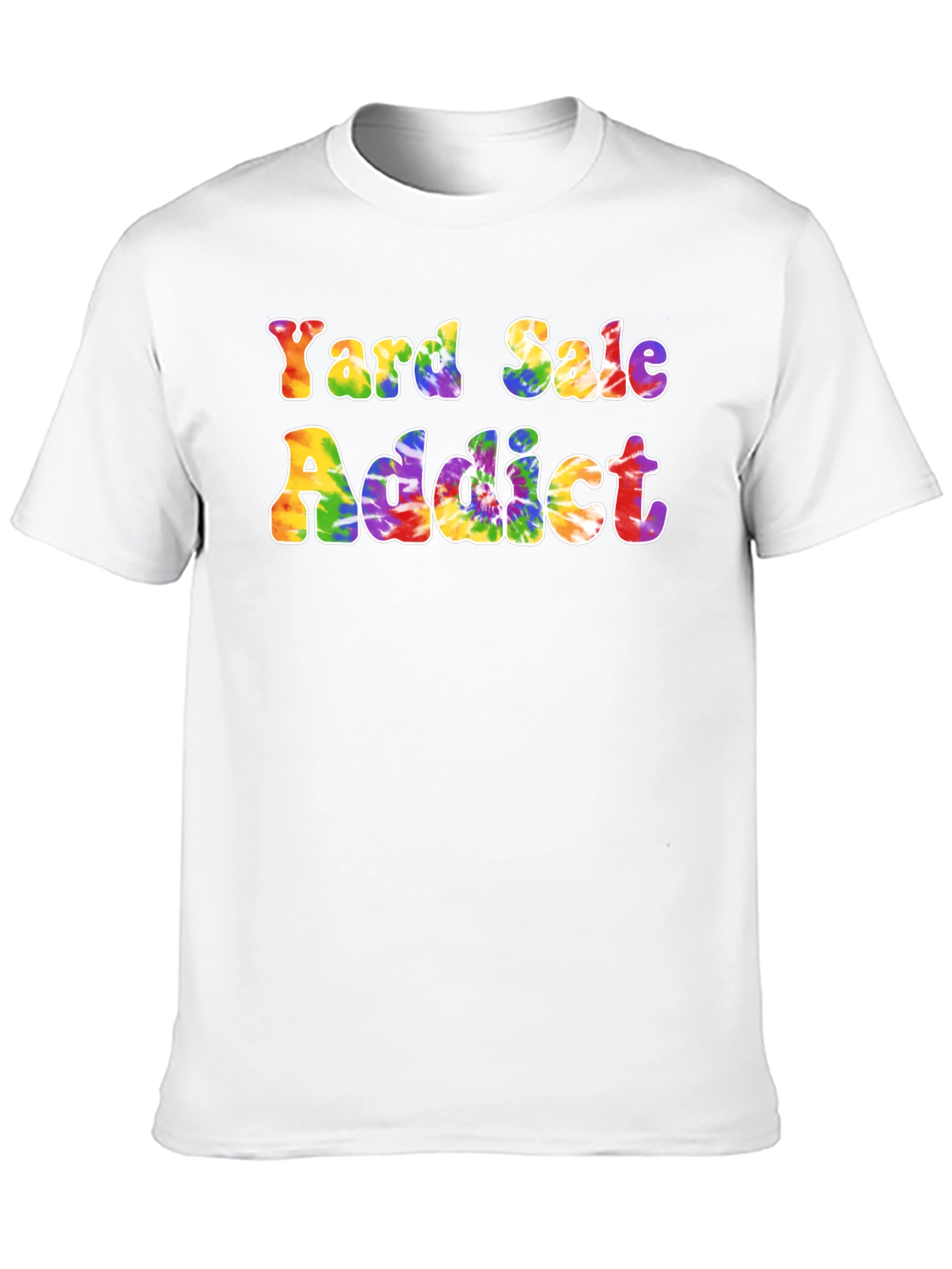 Yard Sale Addict Tie-Dye Graphic Tee