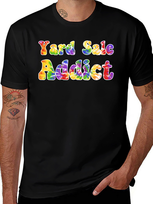 Yard Sale Addict Tie-Dye Graphic Tee