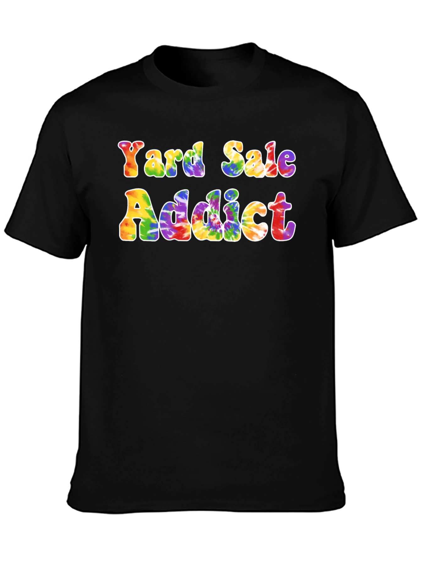 Yard Sale Addict Tie-Dye Graphic Tee