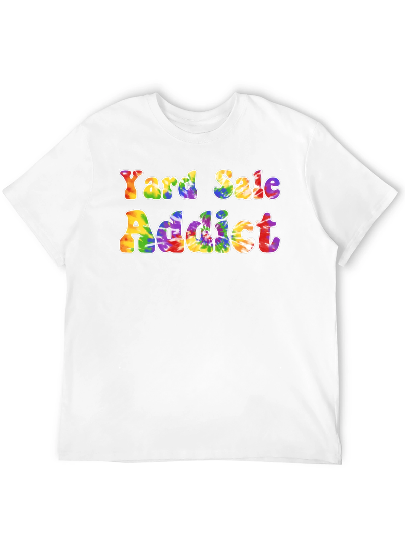 Yard Sale Addict Tie-Dye Graphic Tee