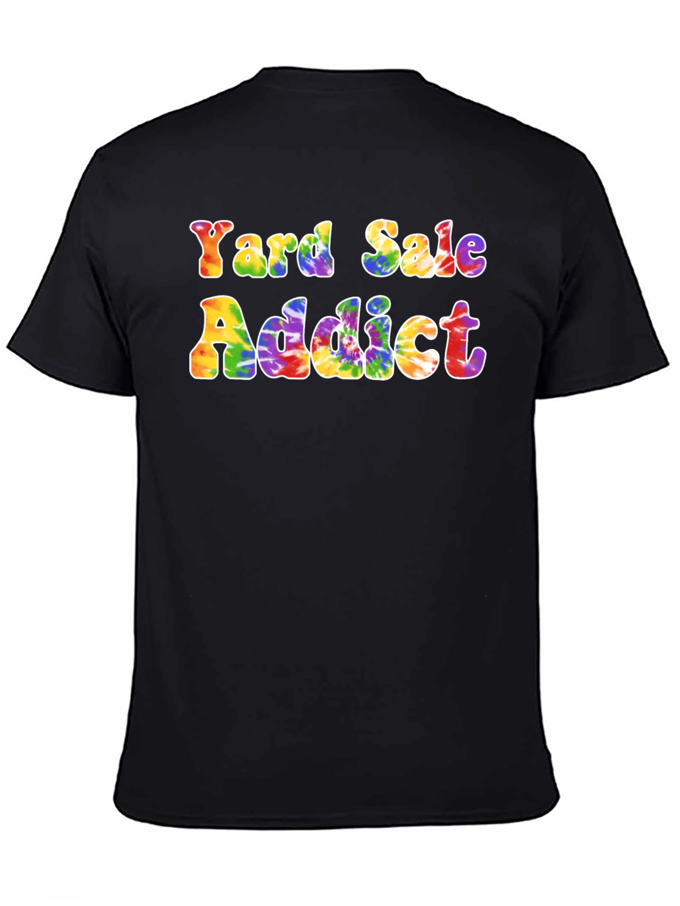 Yard Sale Addict Tie-Dye Graphic Tee