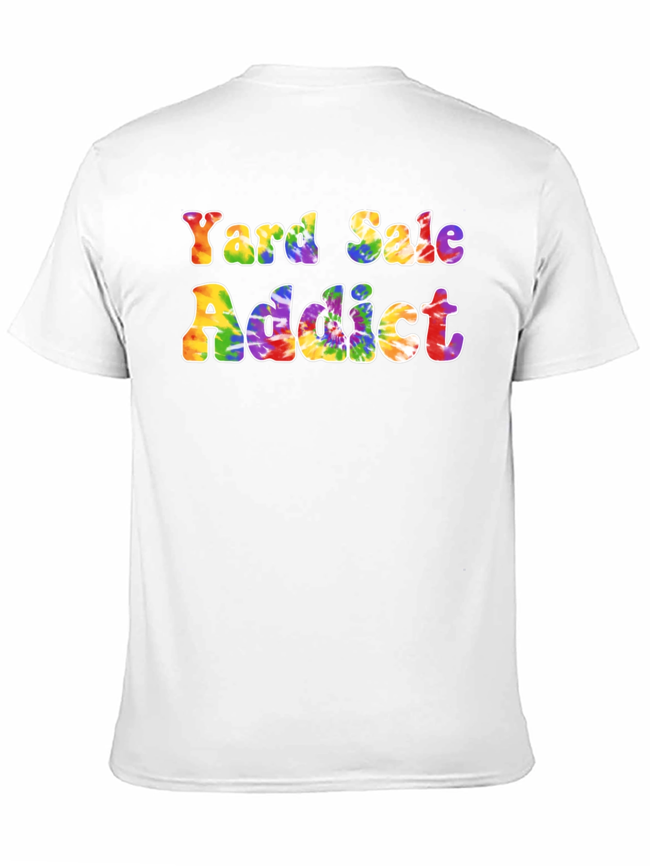 Yard Sale Addict Tie-Dye Graphic Tee