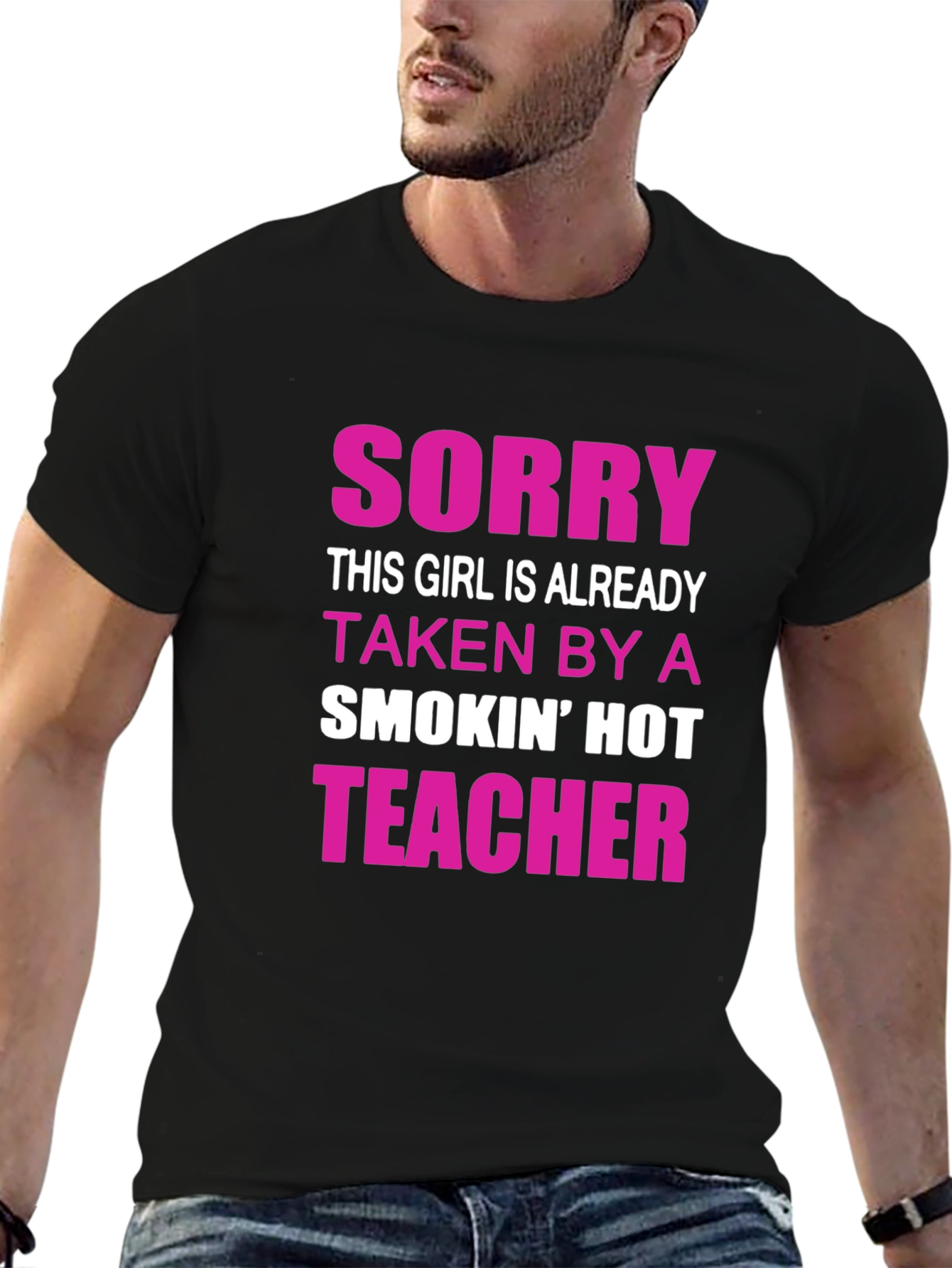 Funny Taken By Teacher Graphic Tee Shirt