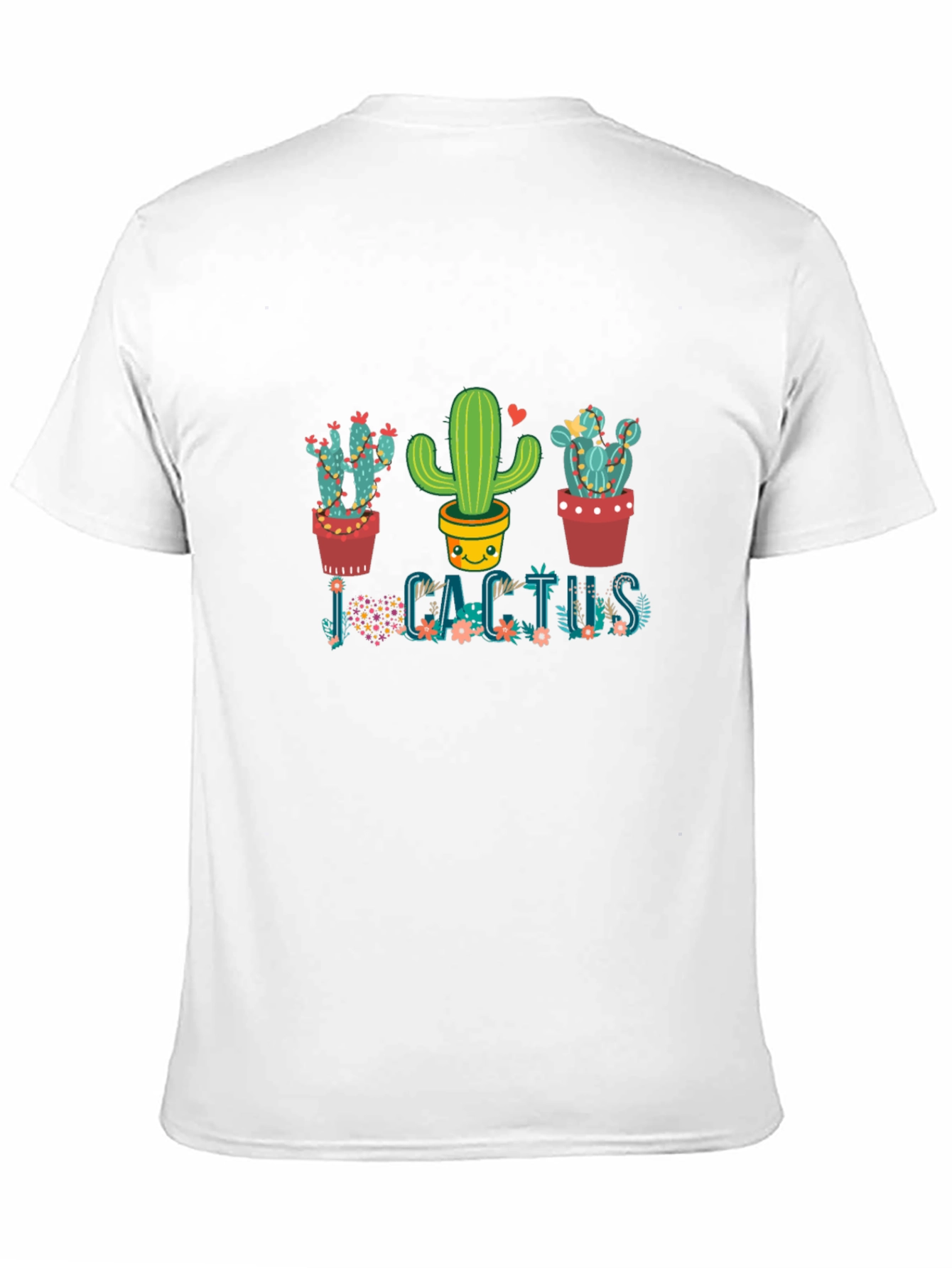 Cute Cactus Graphic T-Shirt