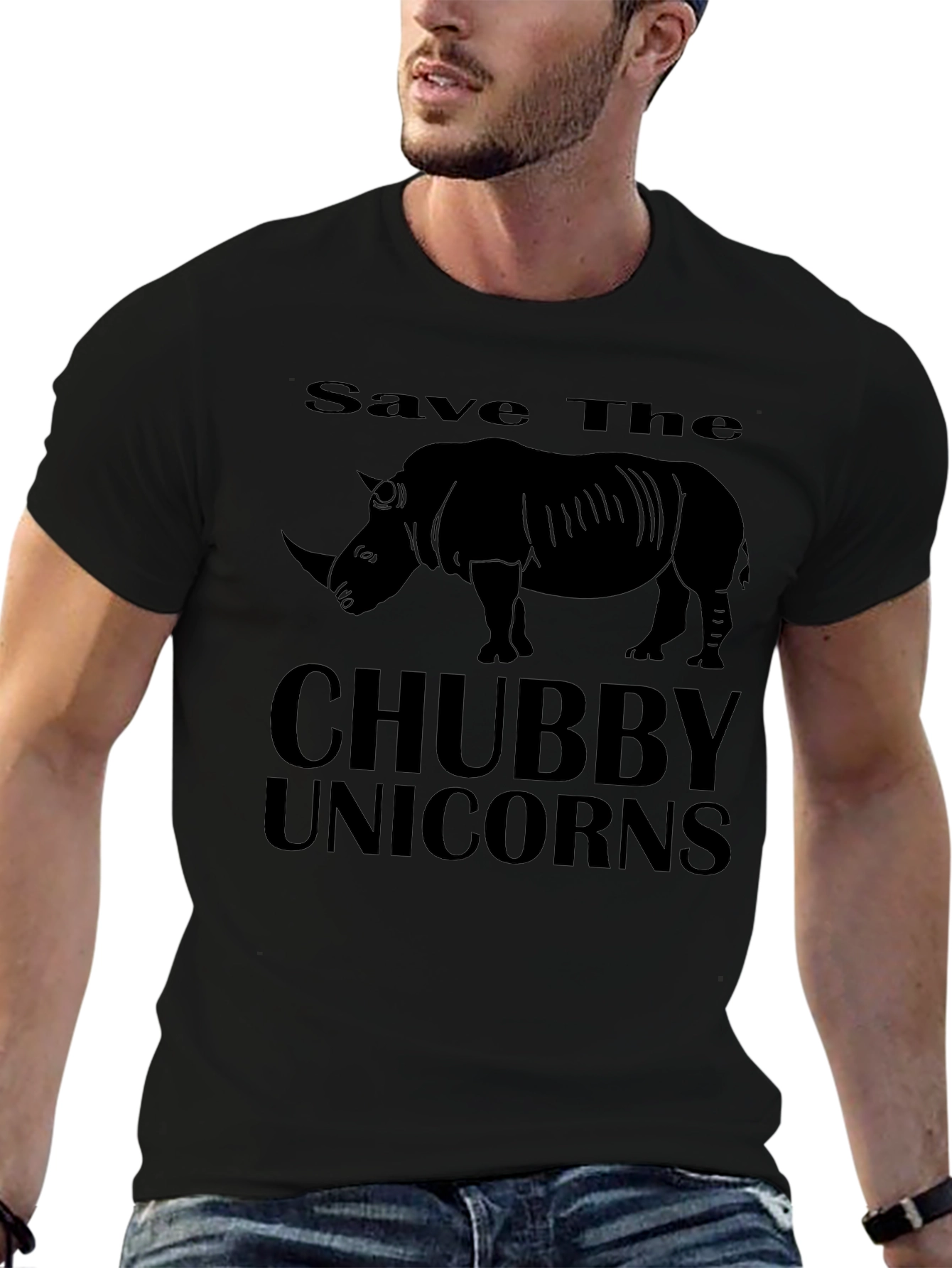 Save The Chubby Unicorns Graphic Tee