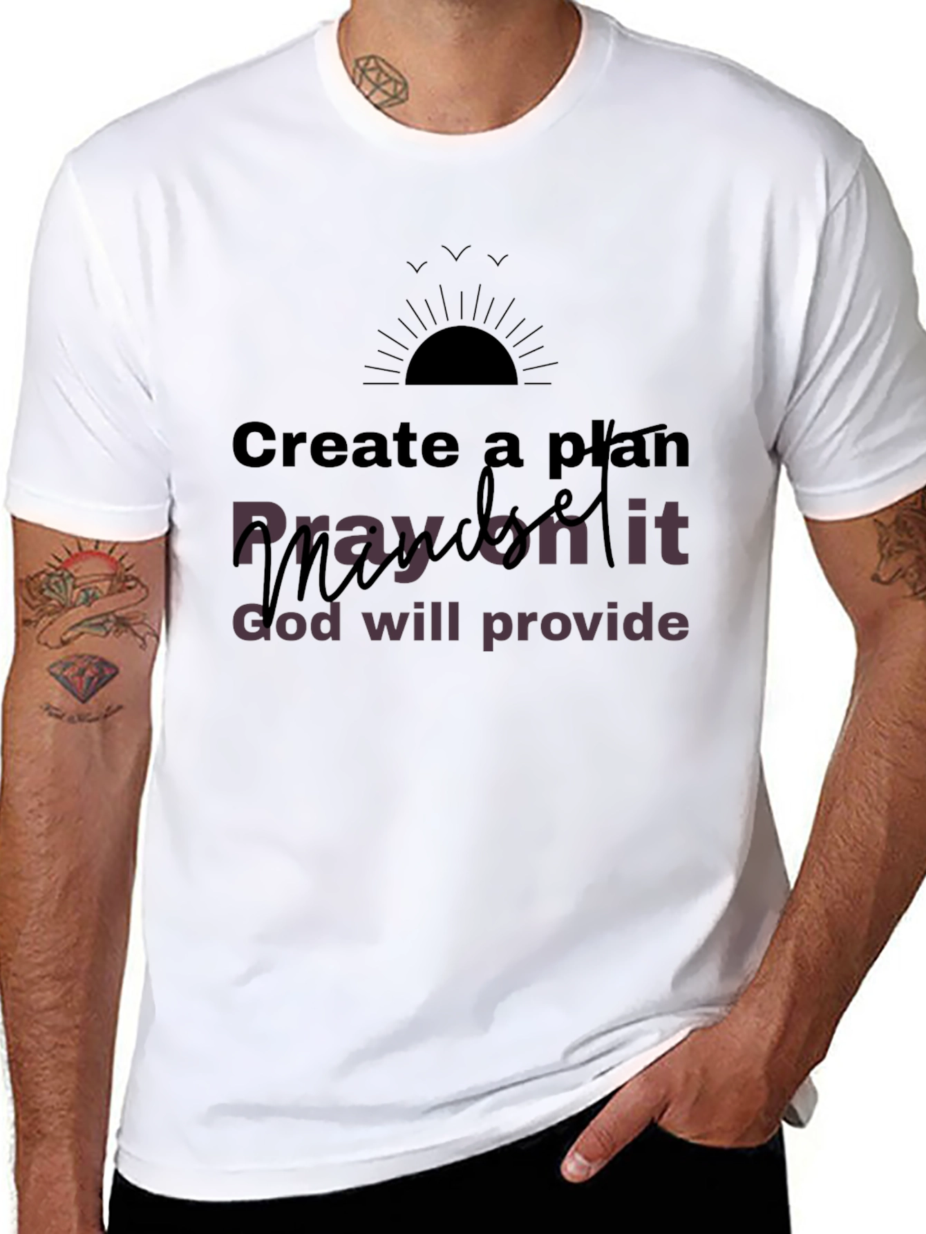 Inspirational Graphic T-Shirt - Create a Plan
