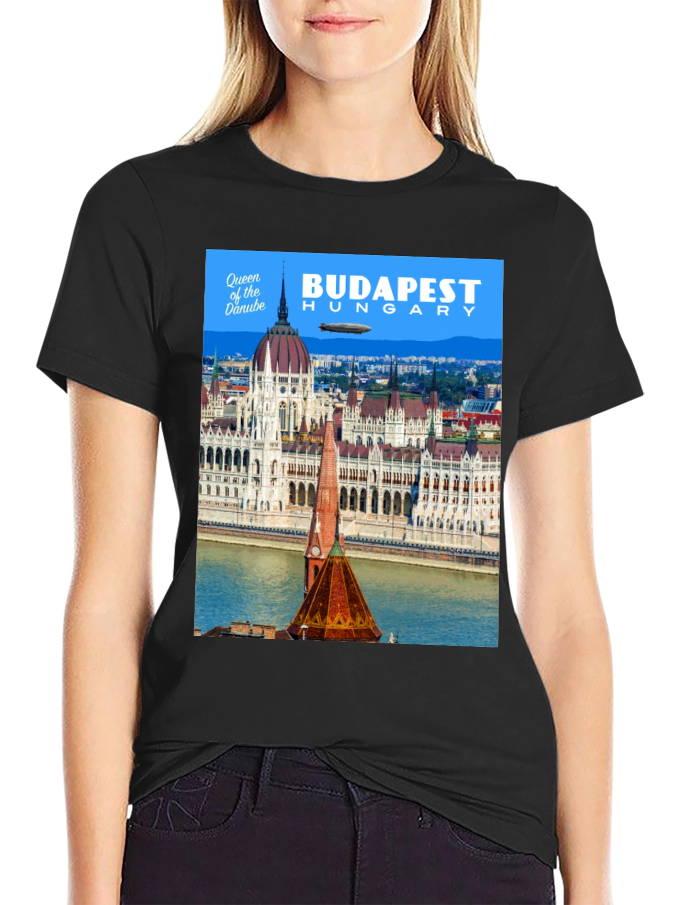 Budapest Hungary T-Shirt Queen of the Danube Souvenir